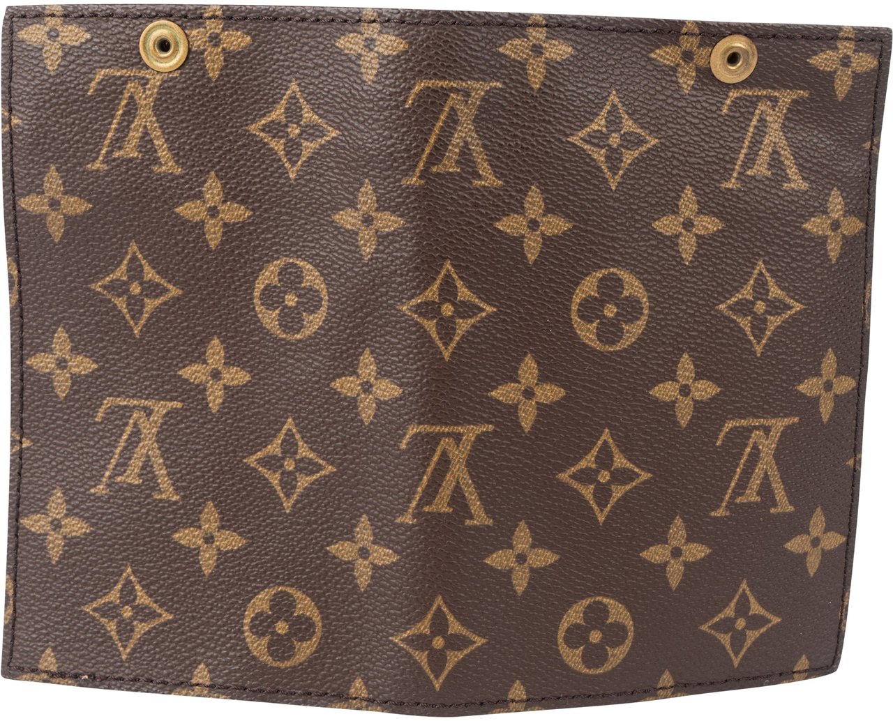 Louis Vuitton Louis Vuitton Canvas Monogram Randonnee Clip Clutch Bruin
