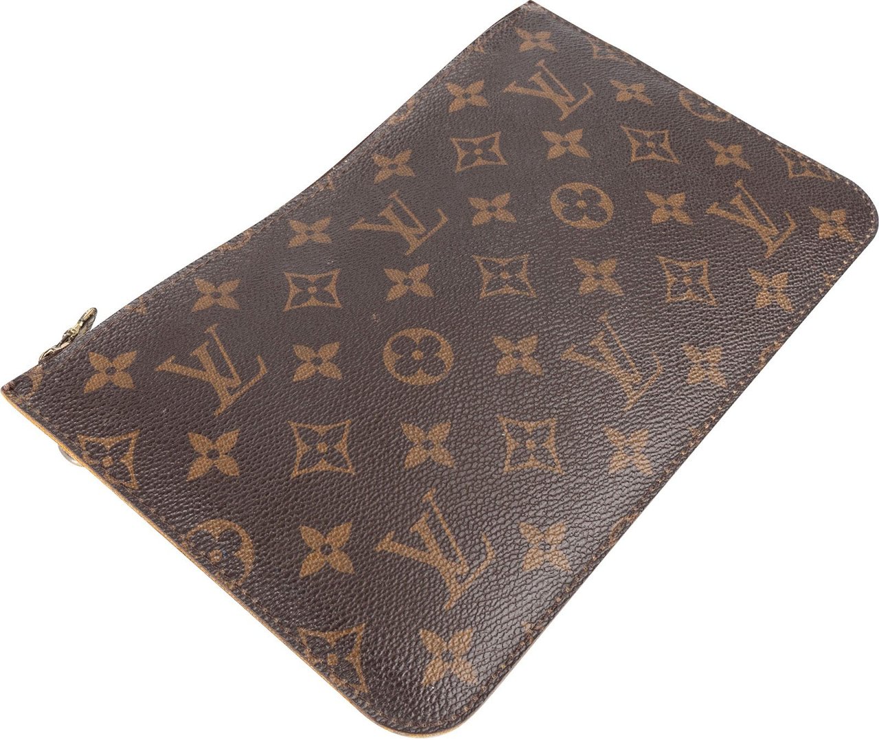 Louis Vuitton Louis Vuitton Monogram Canvas Neverfull Pochette Accessoire Clutch Bruin