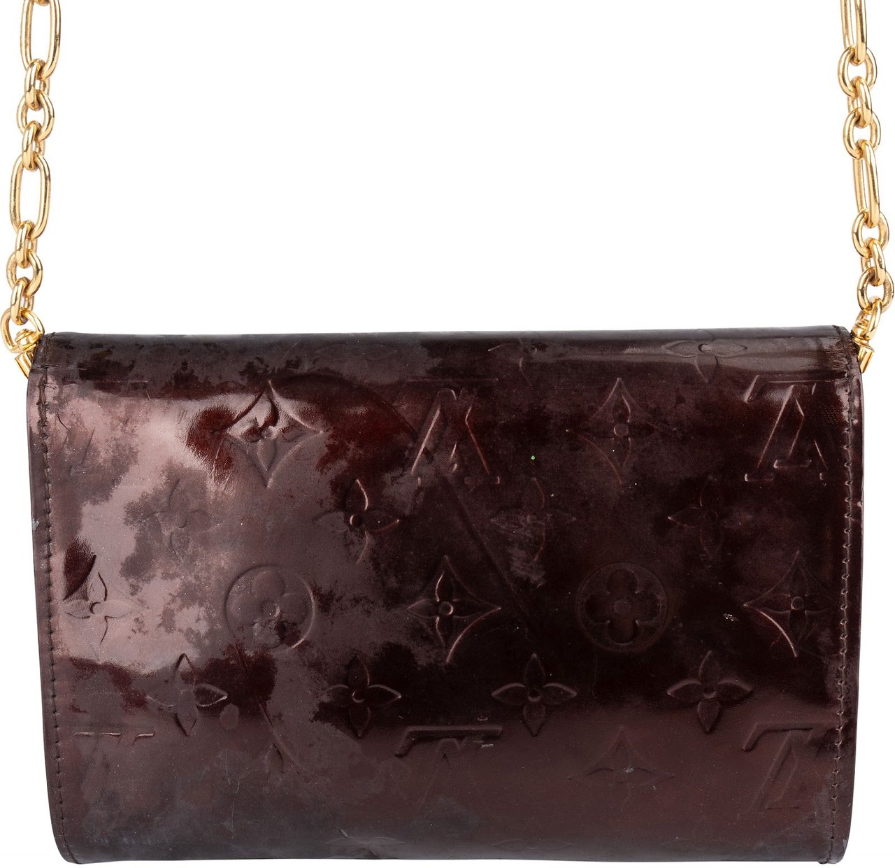 Louis Vuitton Louis Vuitton Monogram Vernis Bel Air Wallet Pochette Crossbody Bag Divers