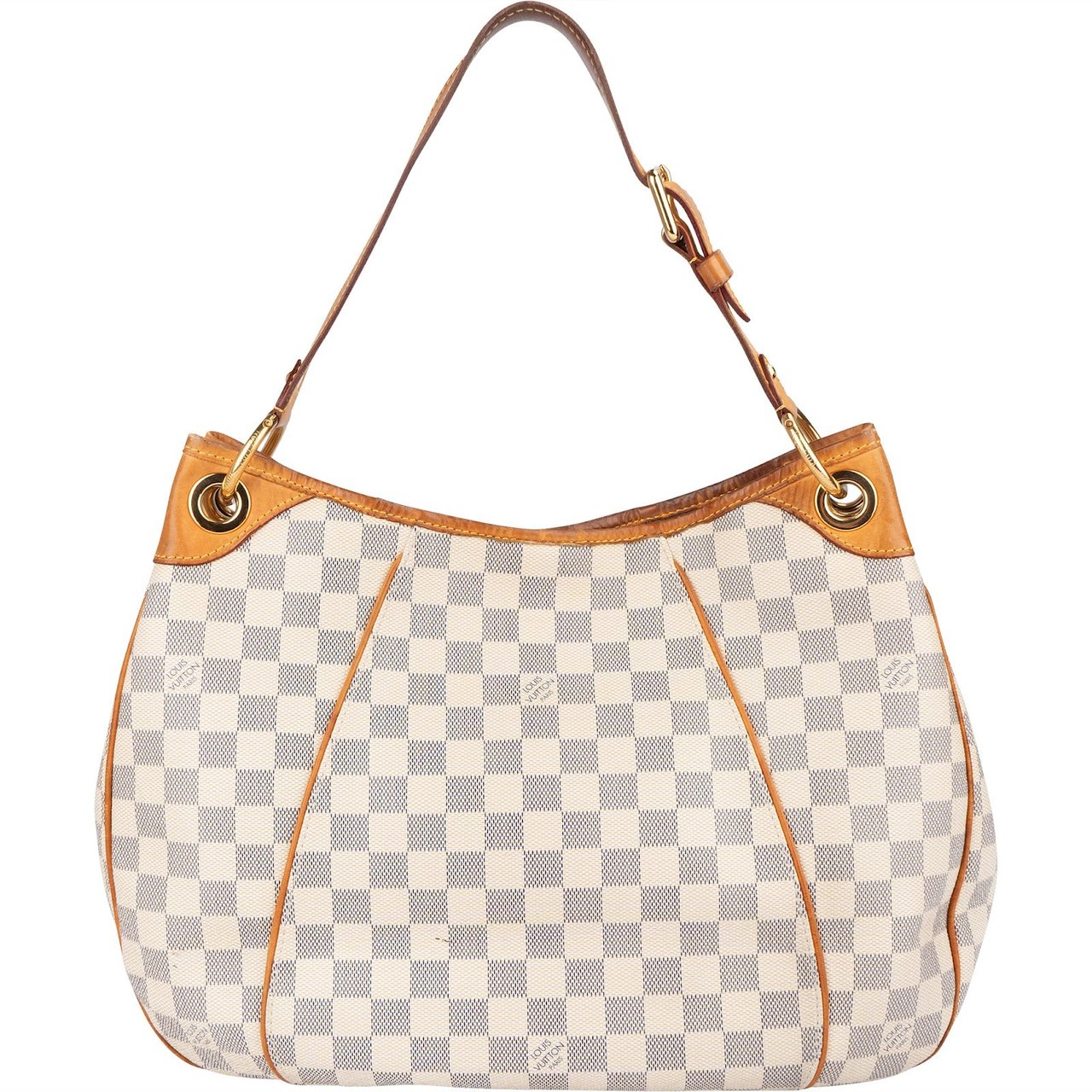 Louis Vuitton Louis Vuitton Monogram Damier Azur Galliera PM Shoulder Bag Wit