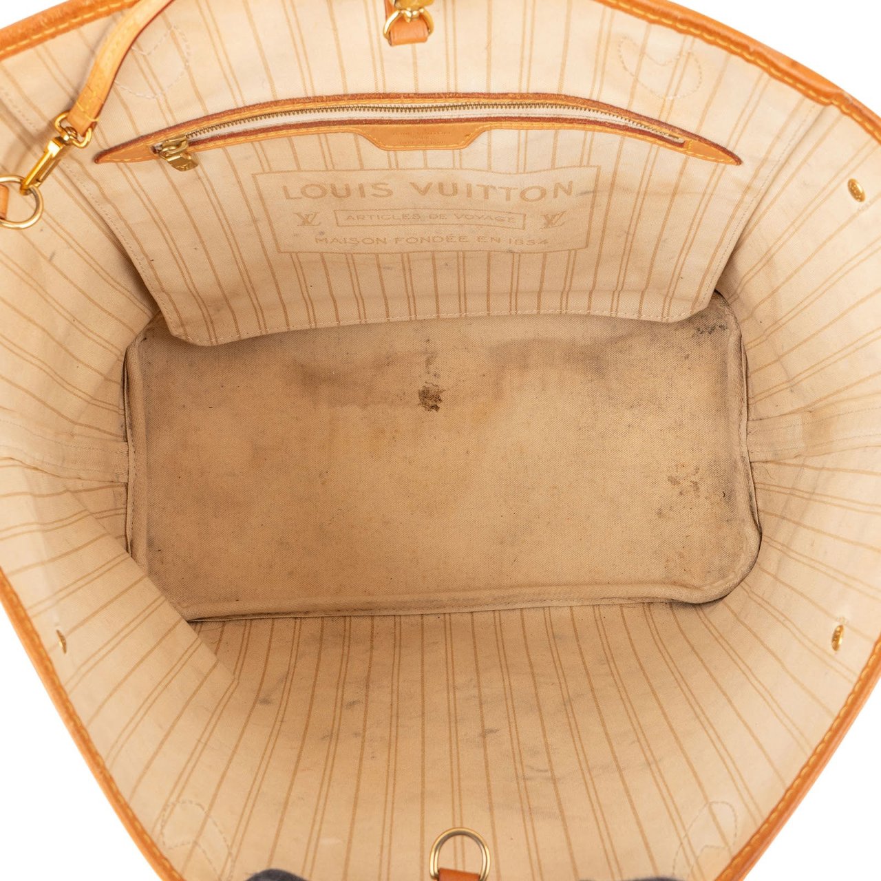 Louis Vuitton Louis Vuitton Monogram Damier Azur Canvas Neverfull MM Shoulder Bag Divers