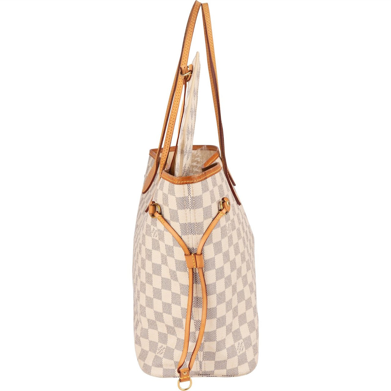 Louis Vuitton Louis Vuitton Monogram Damier Azur Canvas Neverfull MM Shoulder Bag Divers