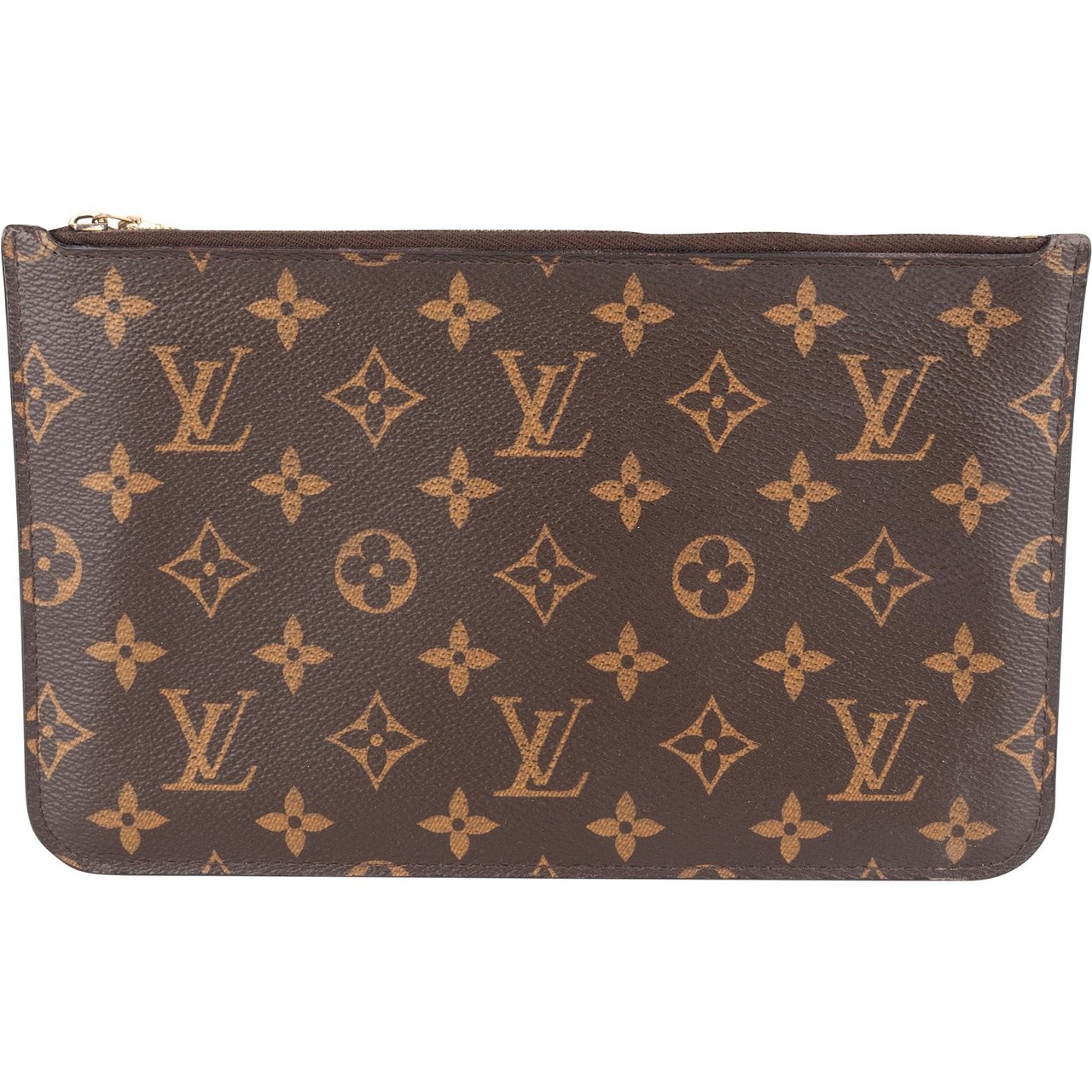 Louis Vuitton Louis Vuitton Monogram Canvas Totem Neverfull Pochette Clutch Bruin