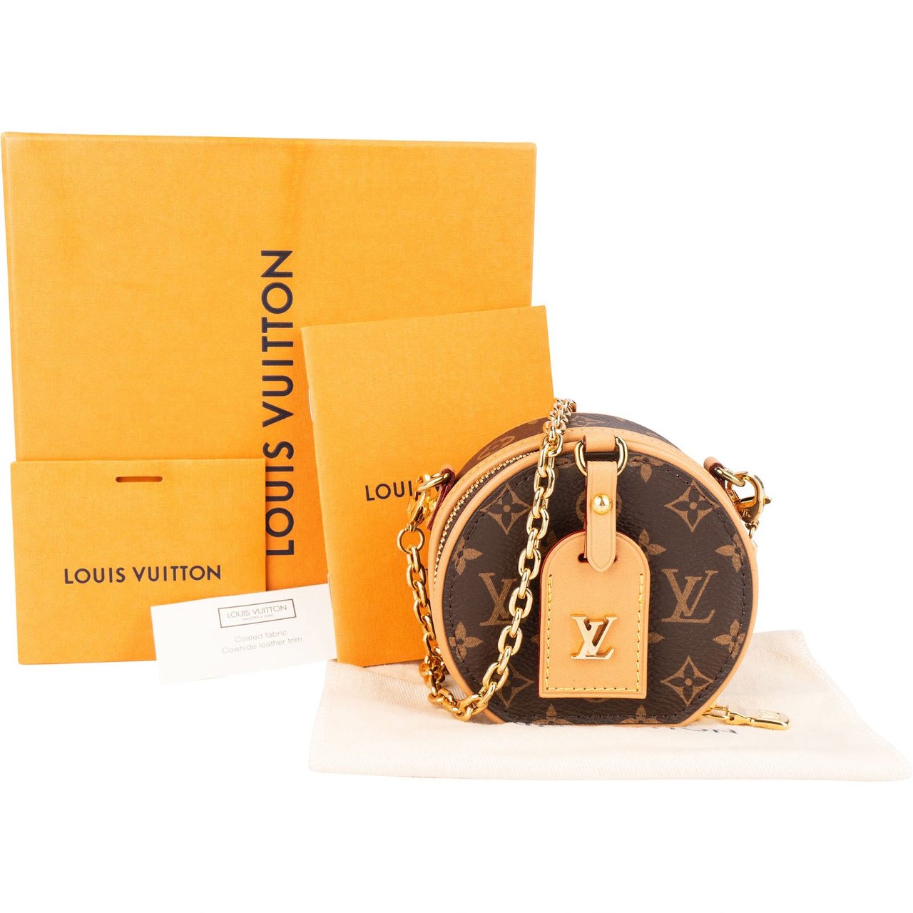 Louis Vuitton Louis Vuitton Monogram Canvas Mini Boite Chapeau Crossbody Bag Bruin