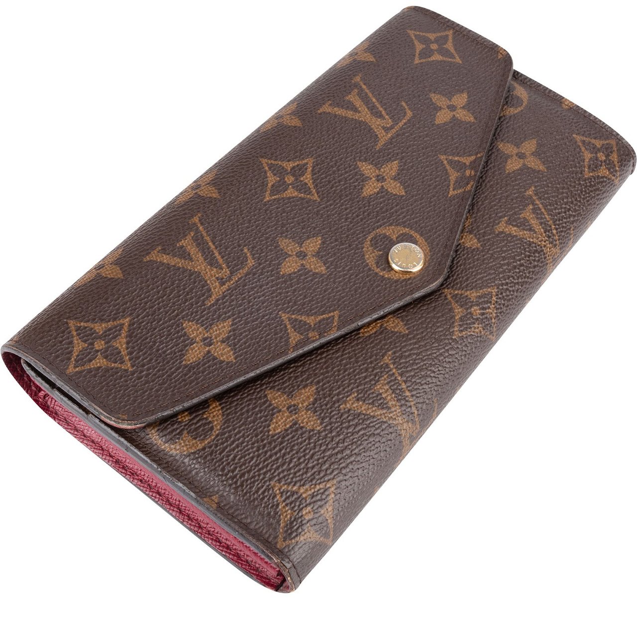 Louis Vuitton Louis Vuitton Monogram Canvas Sarah Wallet Bruin