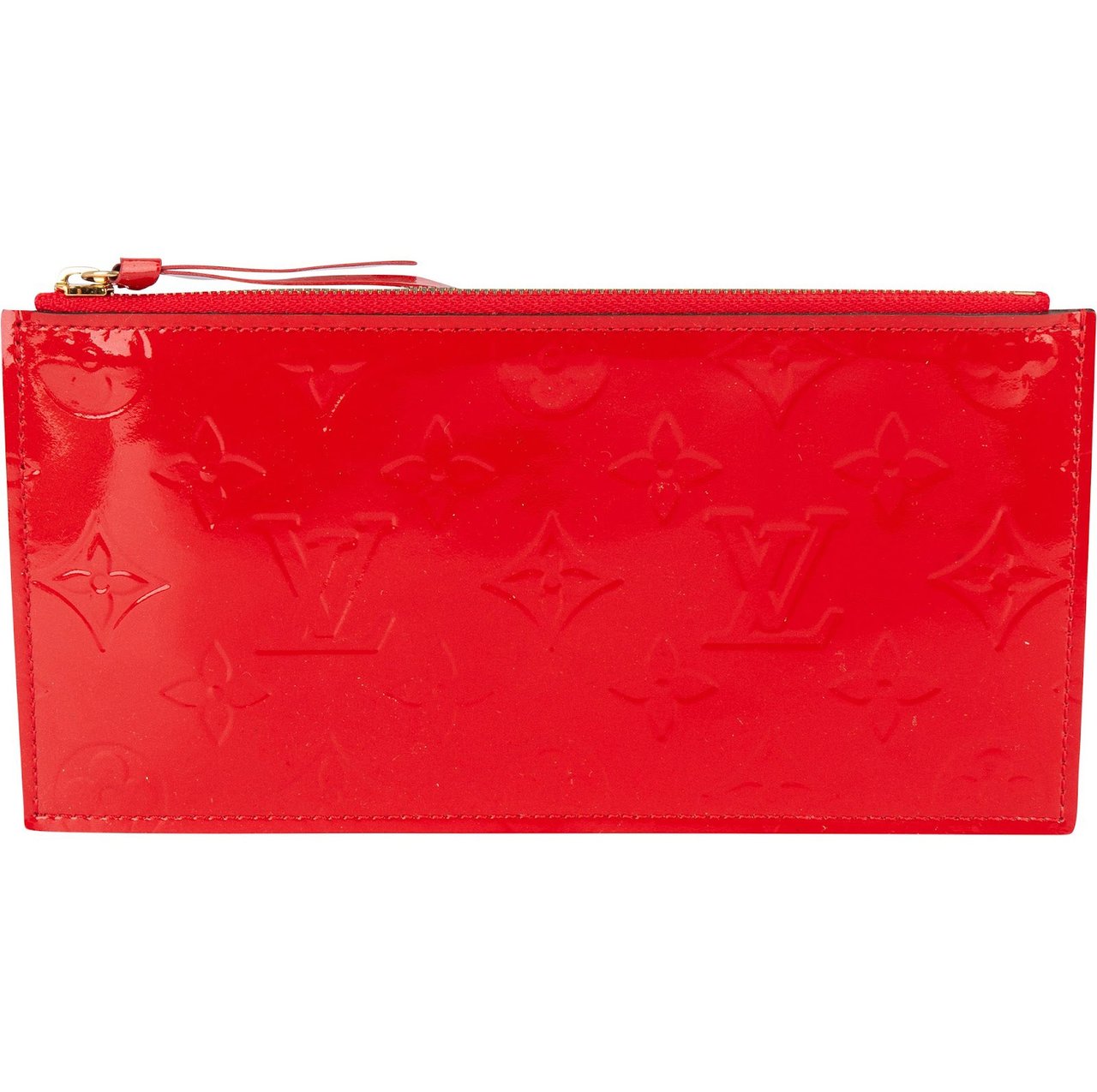 Louis Vuitton Louis Vuitton Monogram Vernis Felicie Zip Insert Pouch Rood