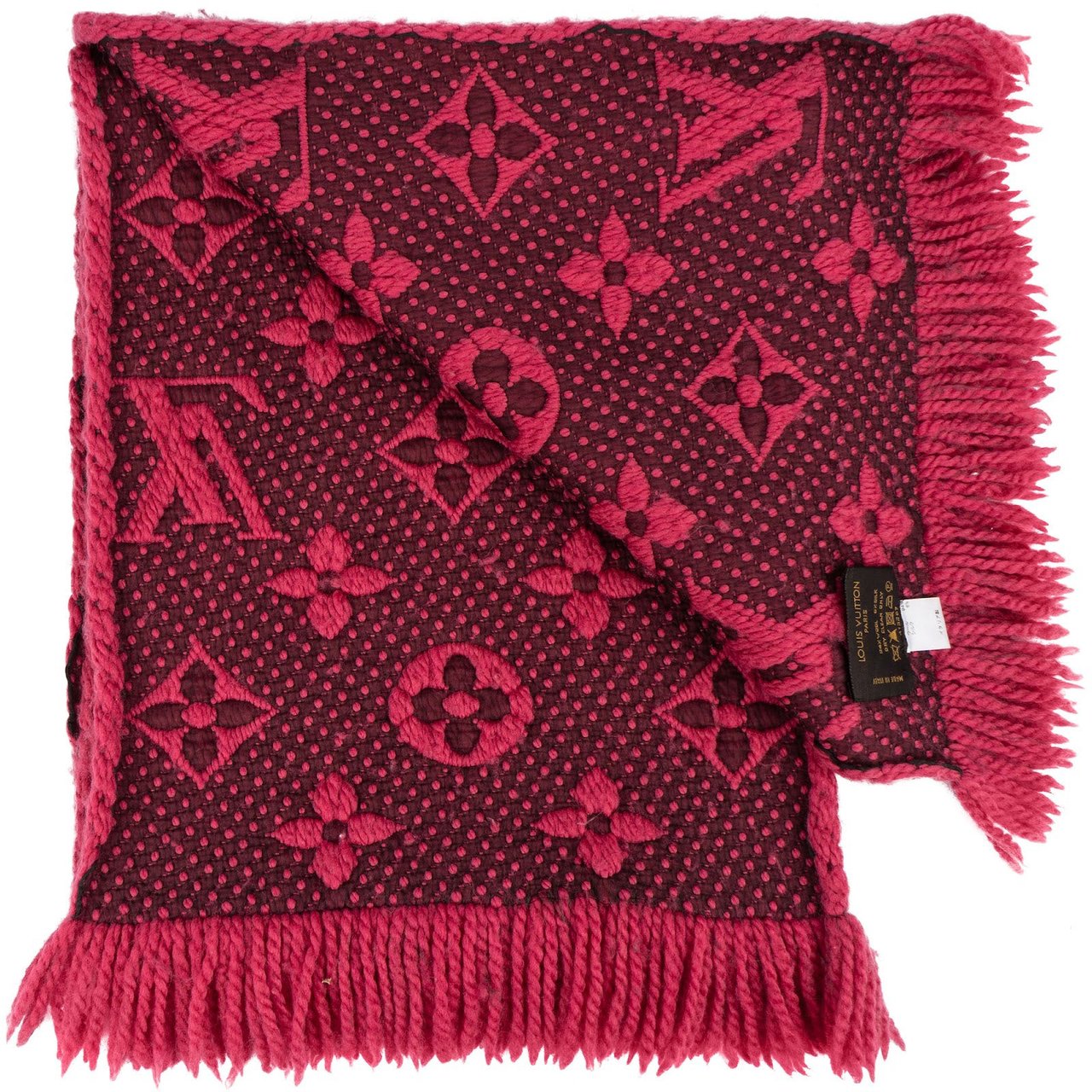 Louis Vuitton Louis Vuitton Monogram Logomania Schal Scarf Rood