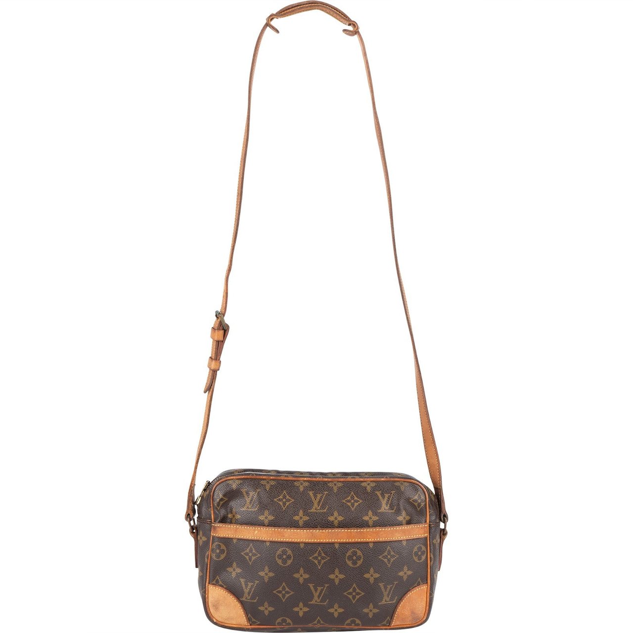 Louis Vuitton Louis Vuitton Monogram Canvas Trocadero 27 Crossbody Bag Bruin