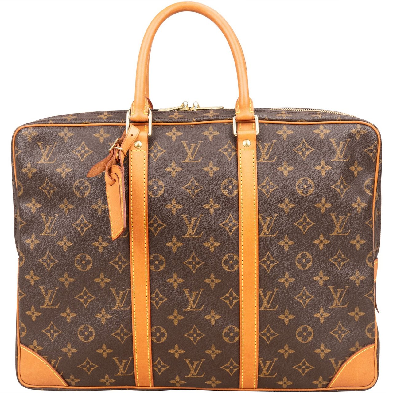 Louis Vuitton Louis Vuitton Monogram Canvas Porte Documents Business Handbag Bruin