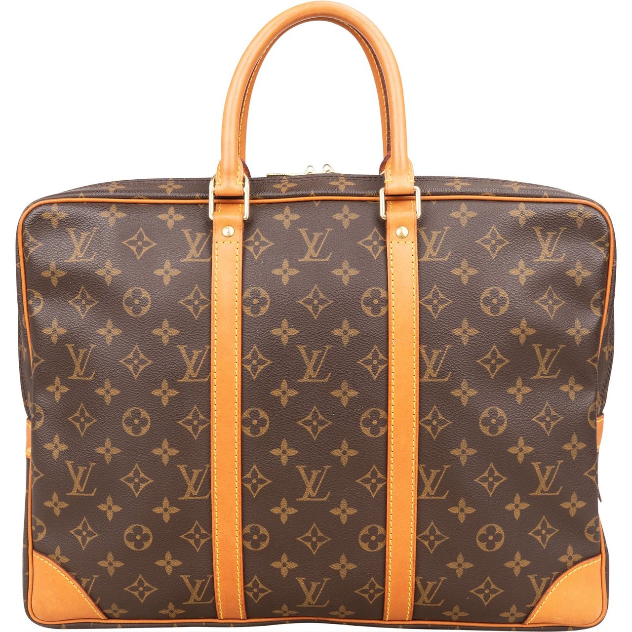 Louis Vuitton Louis Vuitton Monogram Canvas Porte Documents Business Handbag Bruin