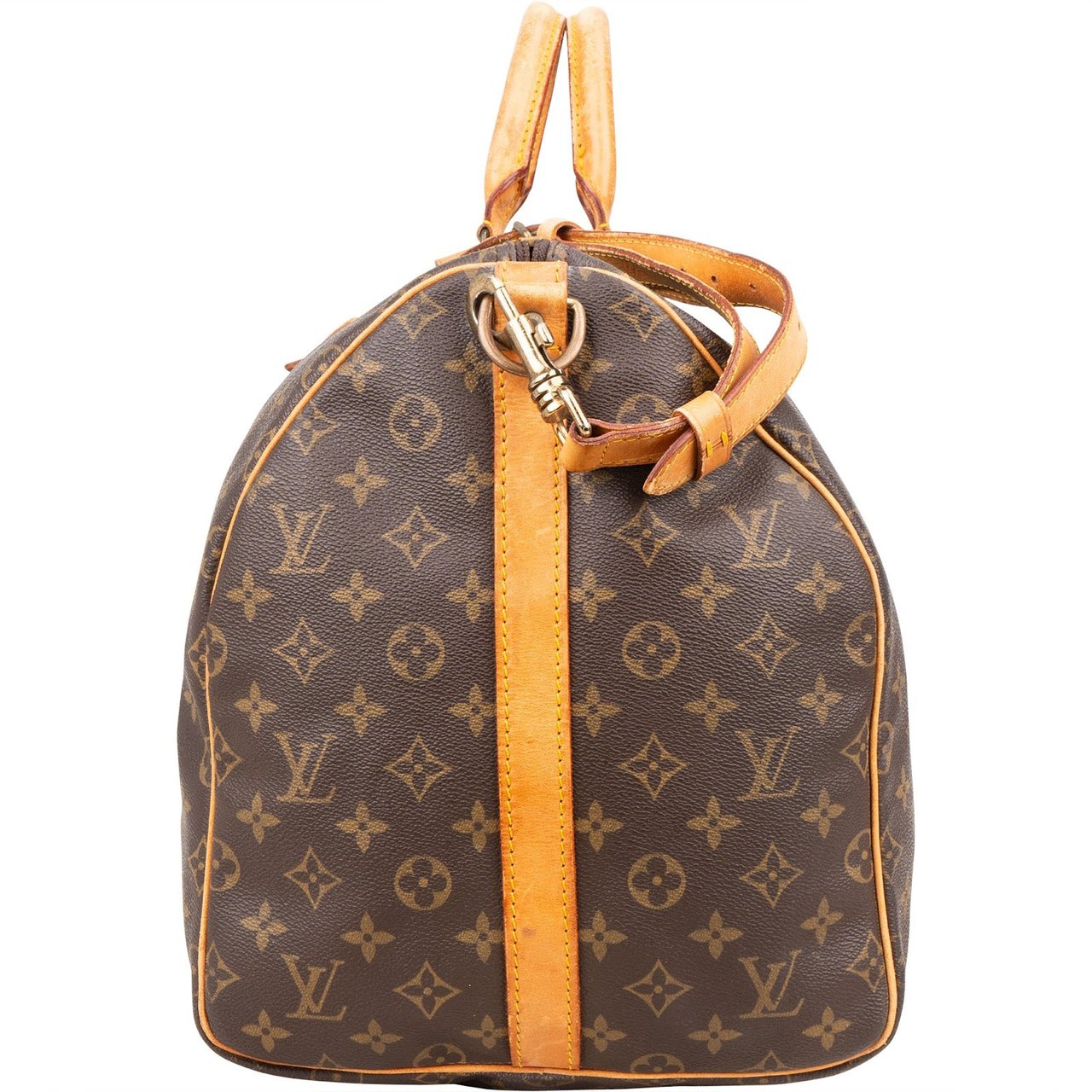 Louis Vuitton Louis Vuitton Monogram Canvas Keepall 55 Bandoulière Travel Bag Bruin