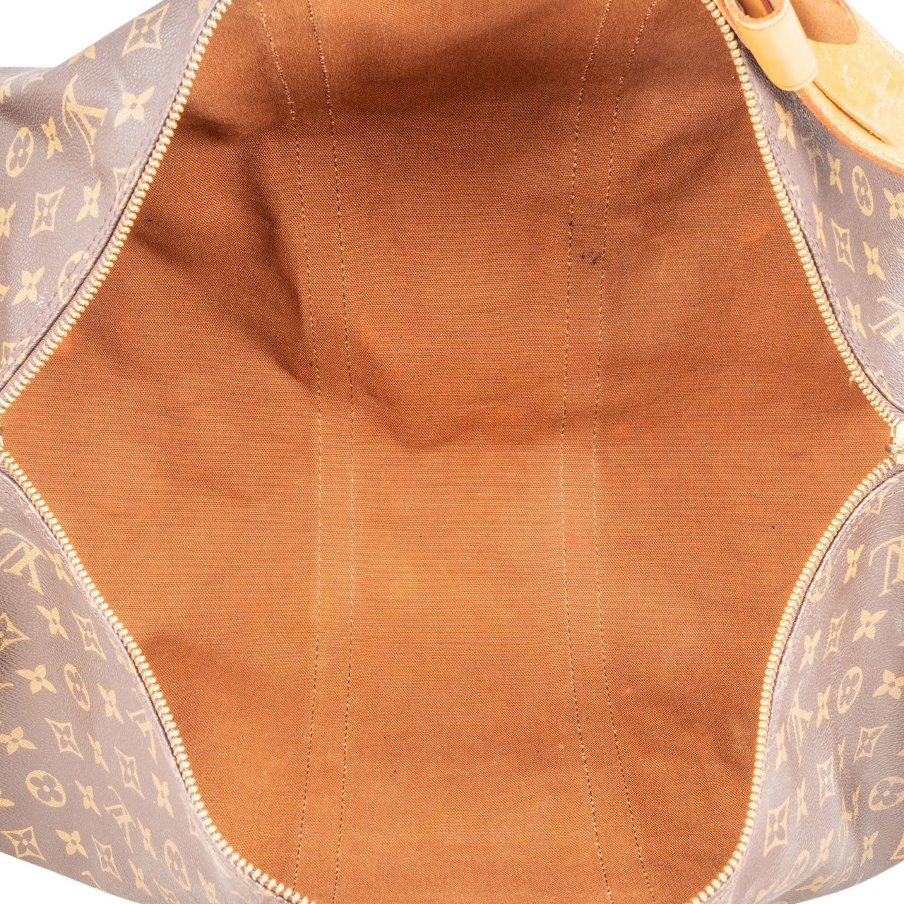 Louis Vuitton Louis Vuitton Monogram Canvas Keepall 55 Bandoulière Travel Bag Bruin