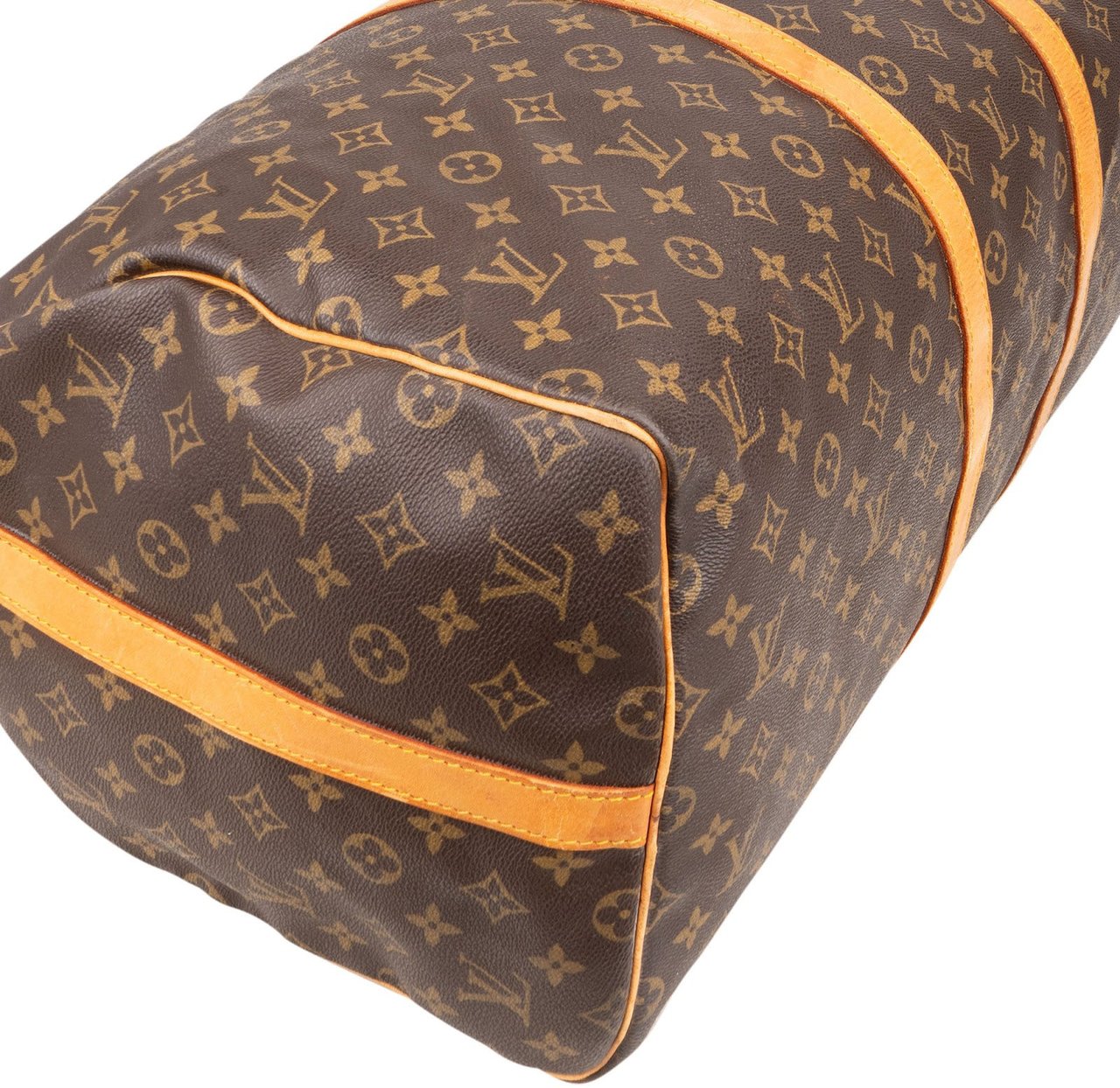 Louis Vuitton Louis Vuitton Monogram Canvas Keepall 55 Bandoulière Travel Bag Bruin