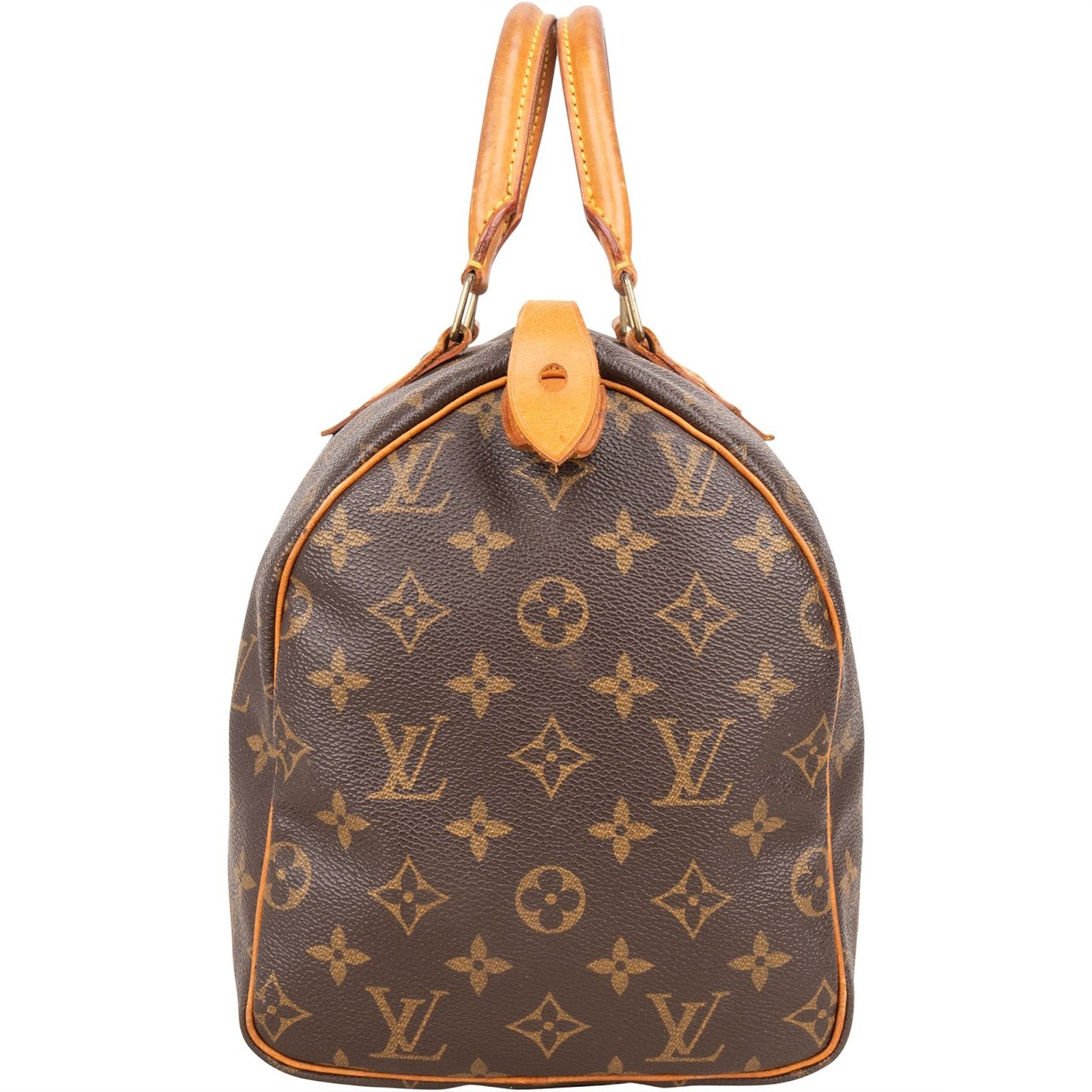 Louis Vuitton Louis Vuitton Monogram Canvas Speedy 30 Handbag Bruin