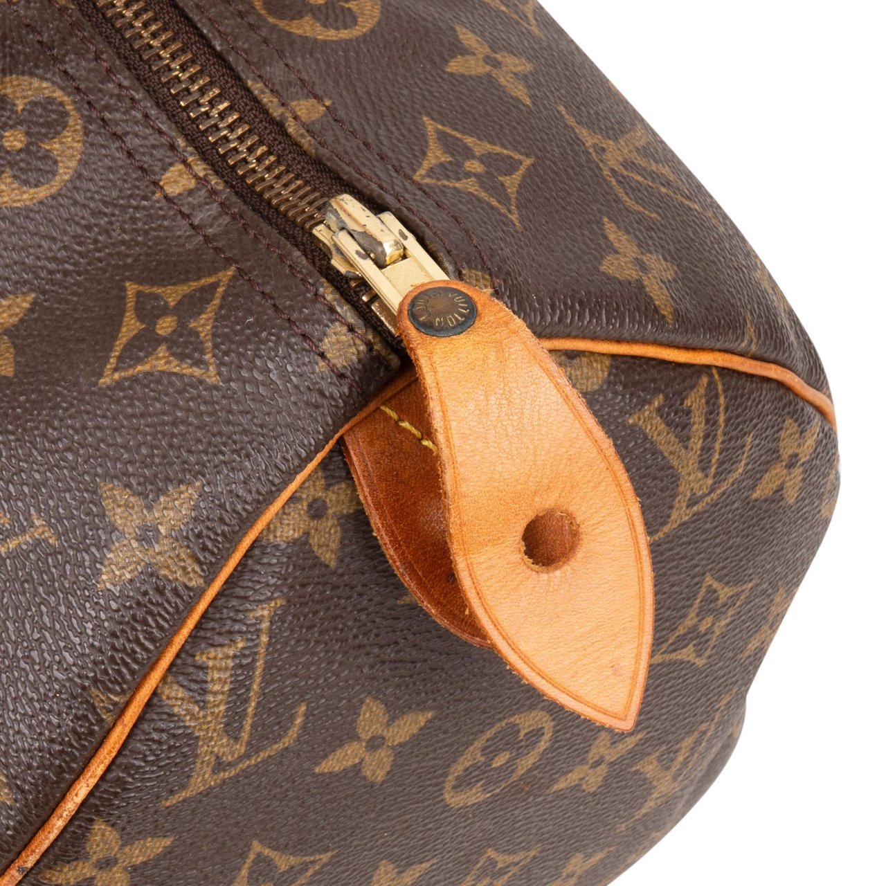 Louis Vuitton Louis Vuitton Monogram Canvas Speedy 30 Handbag Bruin