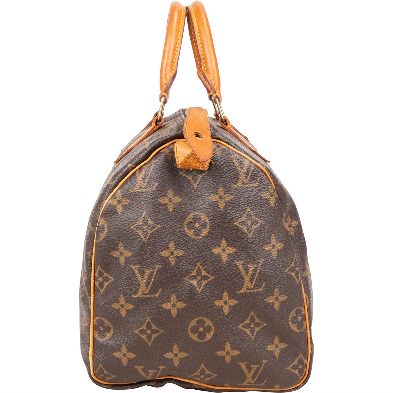 Louis Vuitton Louis Vuitton Monogram Canvas Speedy 30 Handbag Bruin