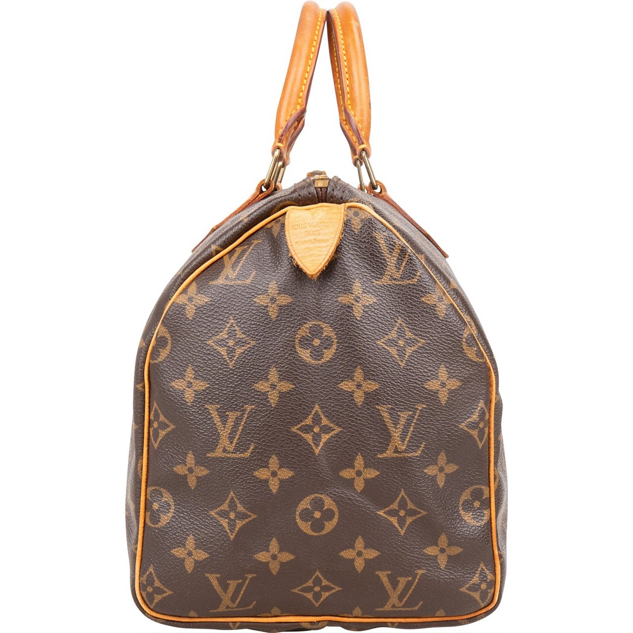 Louis Vuitton Louis Vuitton Monogram Canvas Speedy 30 Handbag Bruin