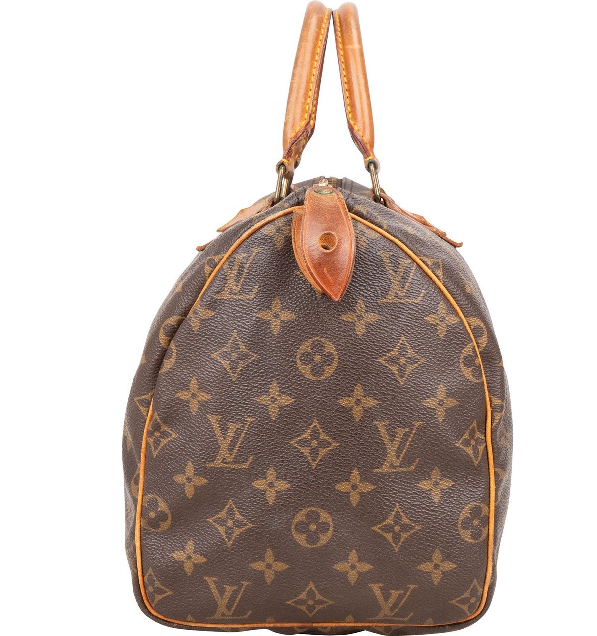 Louis Vuitton Louis Vuitton Monogram Canvas Speedy 30 Handbag Bruin