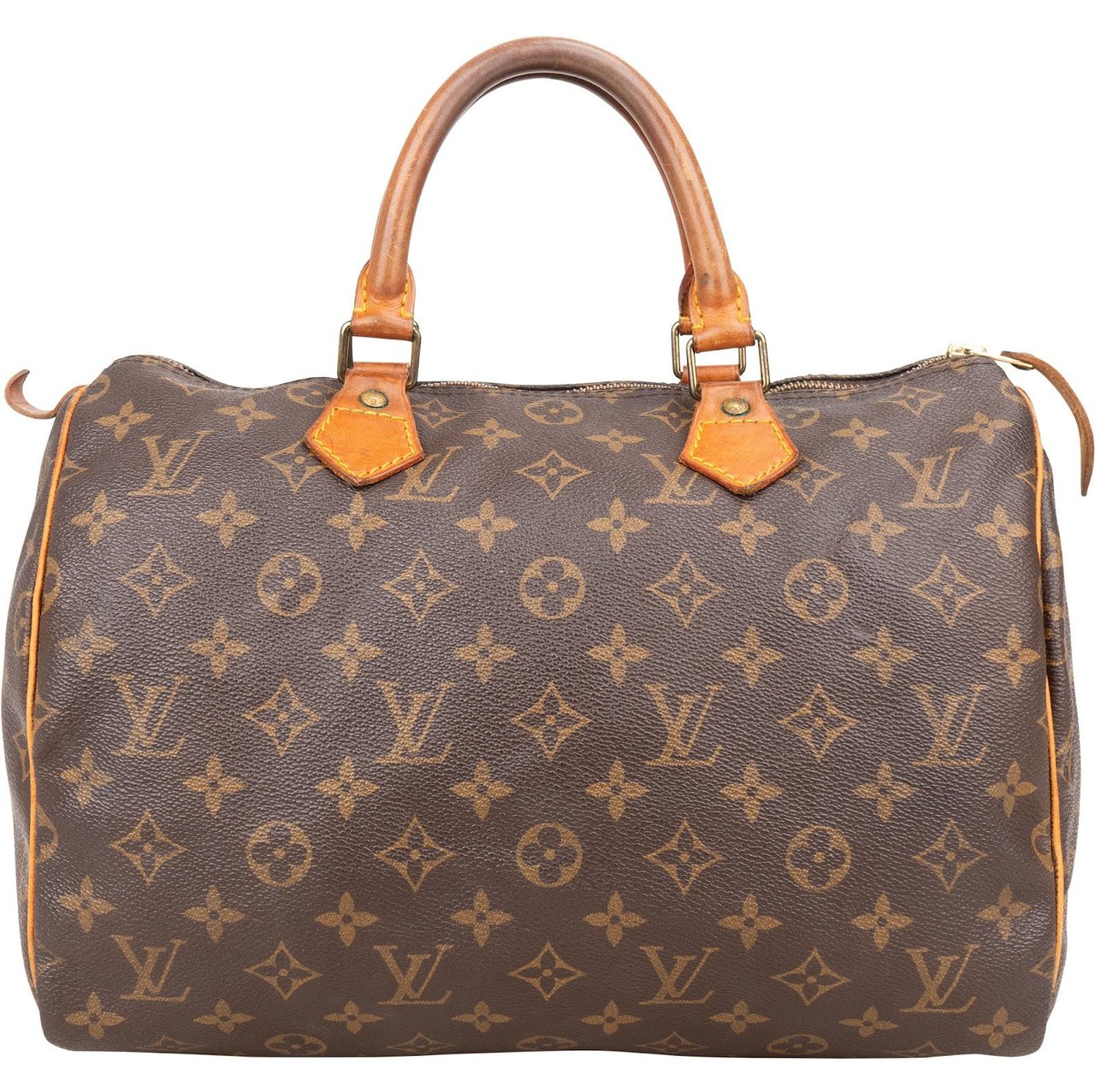 Louis Vuitton Louis Vuitton Monogram Canvas Speedy 30 Handbag Bruin