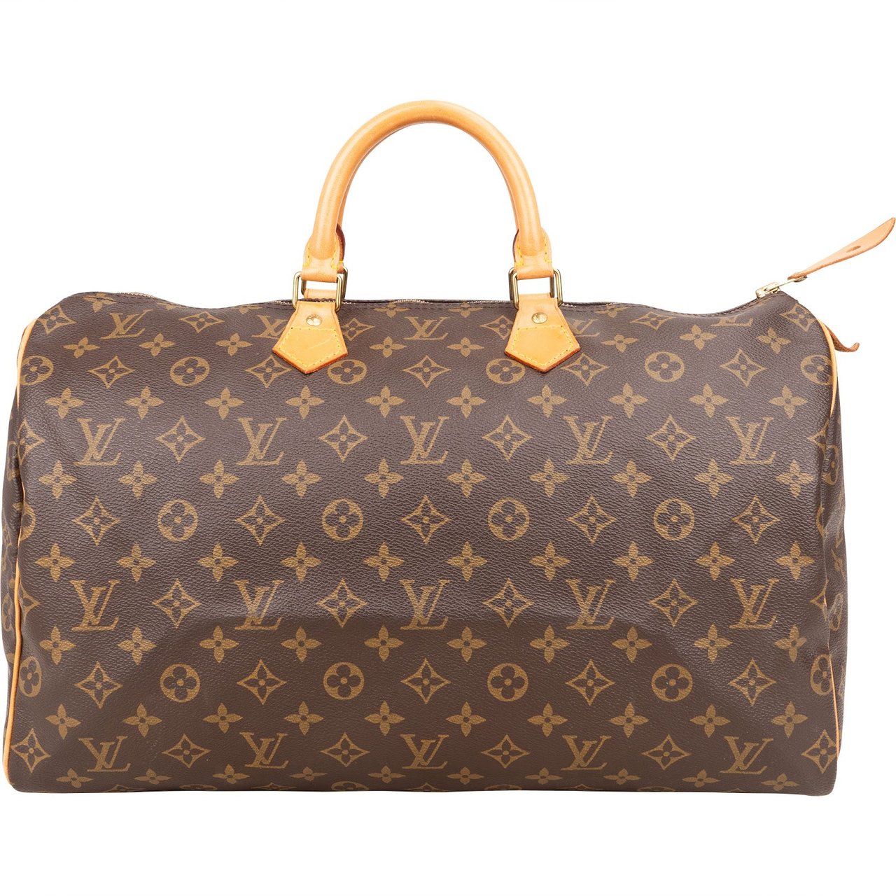 Louis Vuitton Louis Vuitton Monogram Canvas Speedy 40 Handbag Bruin