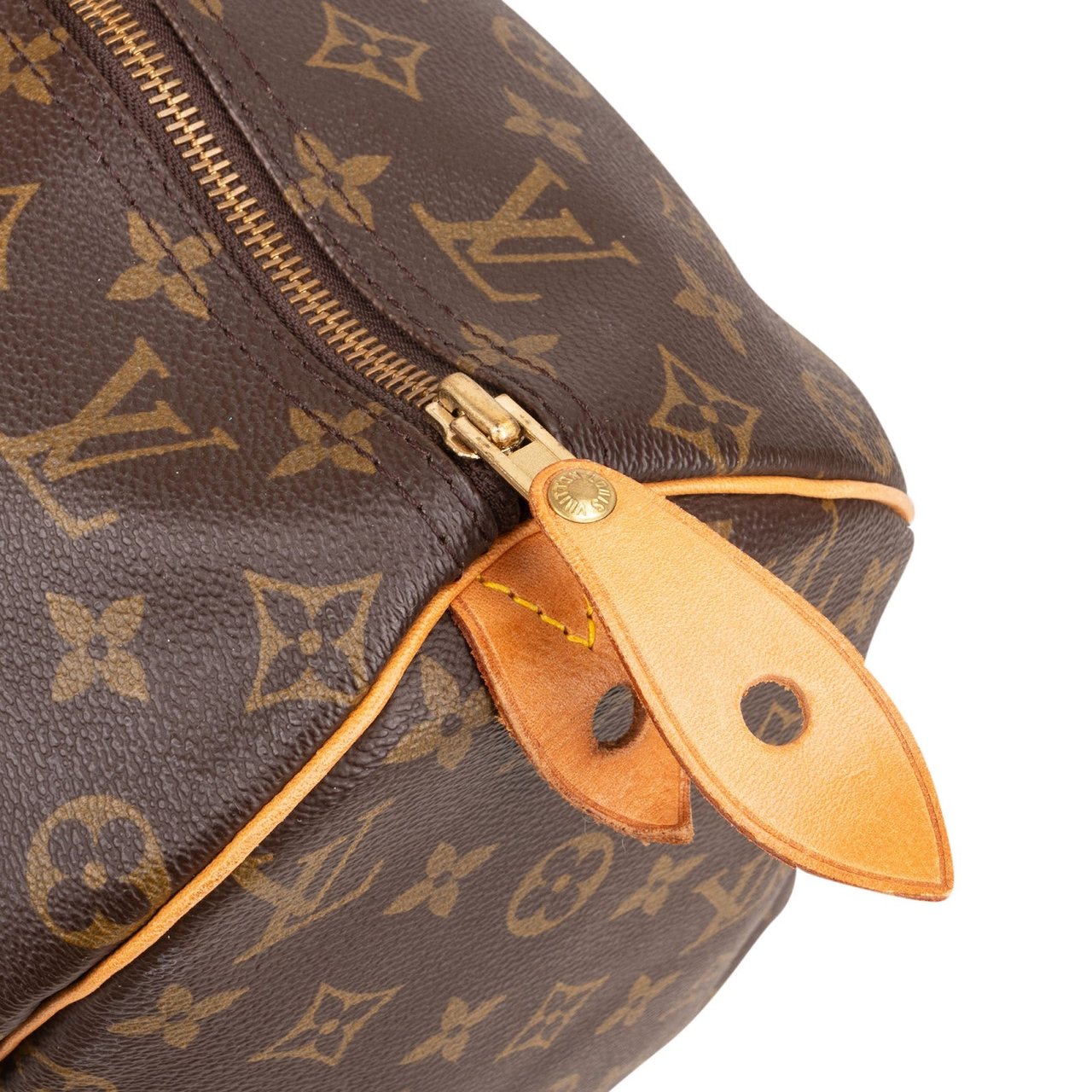 Louis Vuitton Louis Vuitton Monogram Canvas Speedy 40 Handbag Bruin