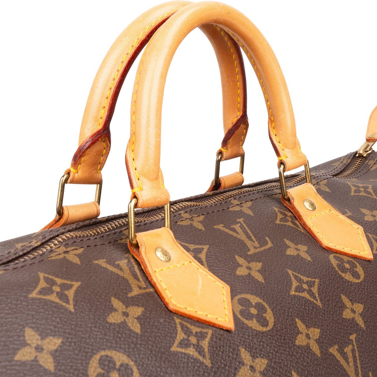 Louis Vuitton Louis Vuitton Monogram Canvas Speedy 40 Handbag Bruin