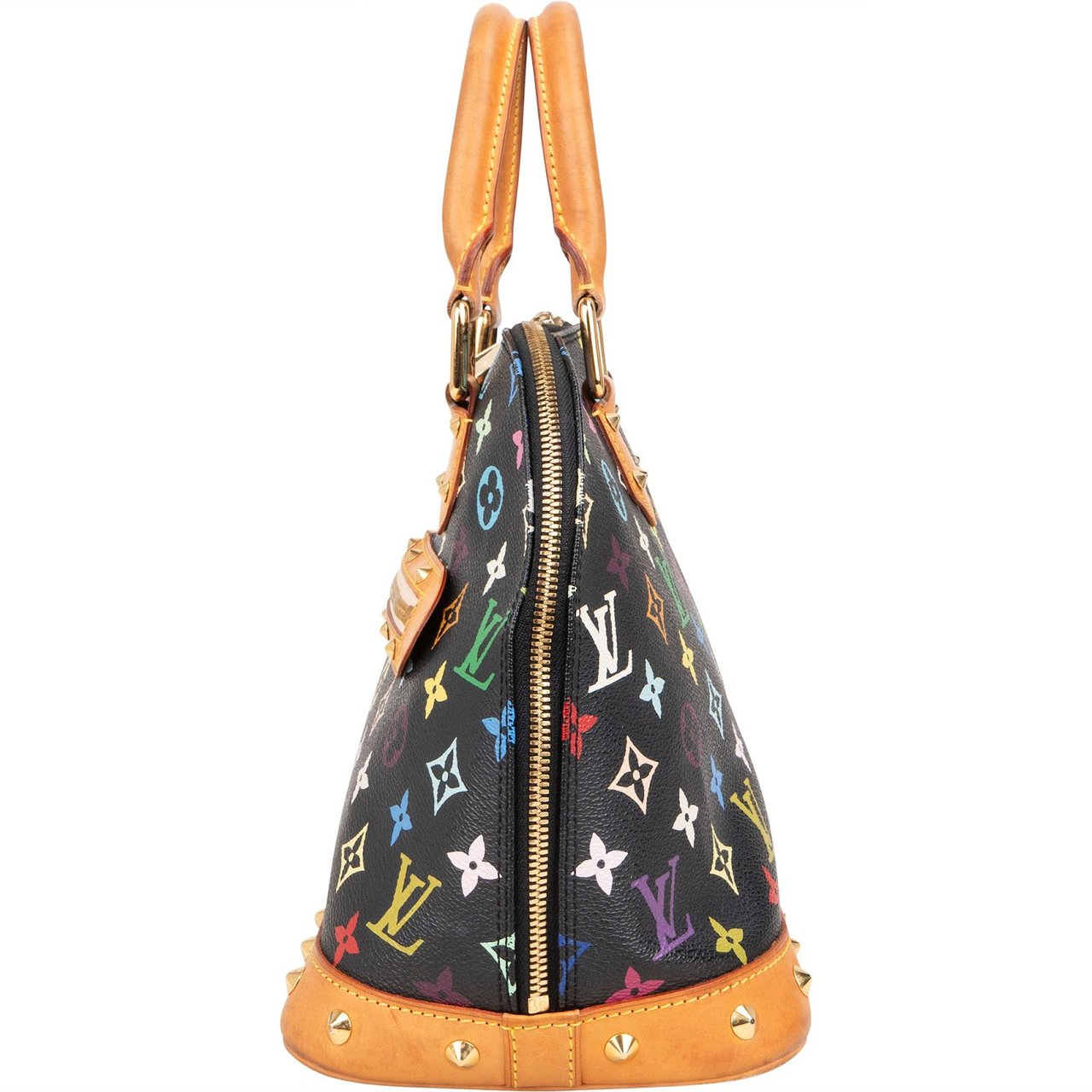 Louis Vuitton Louis Vuitton Monogram Canvas Murakami Multicolor Alma PM Handbag Zwart