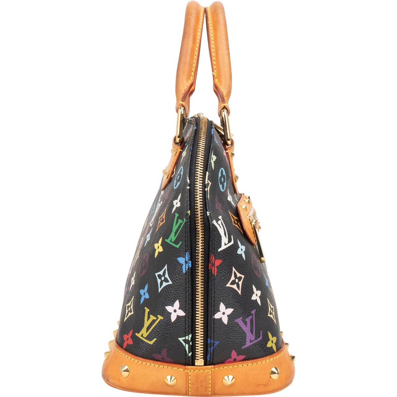 Louis Vuitton Louis Vuitton Monogram Canvas Murakami Multicolor Alma PM Handbag Zwart