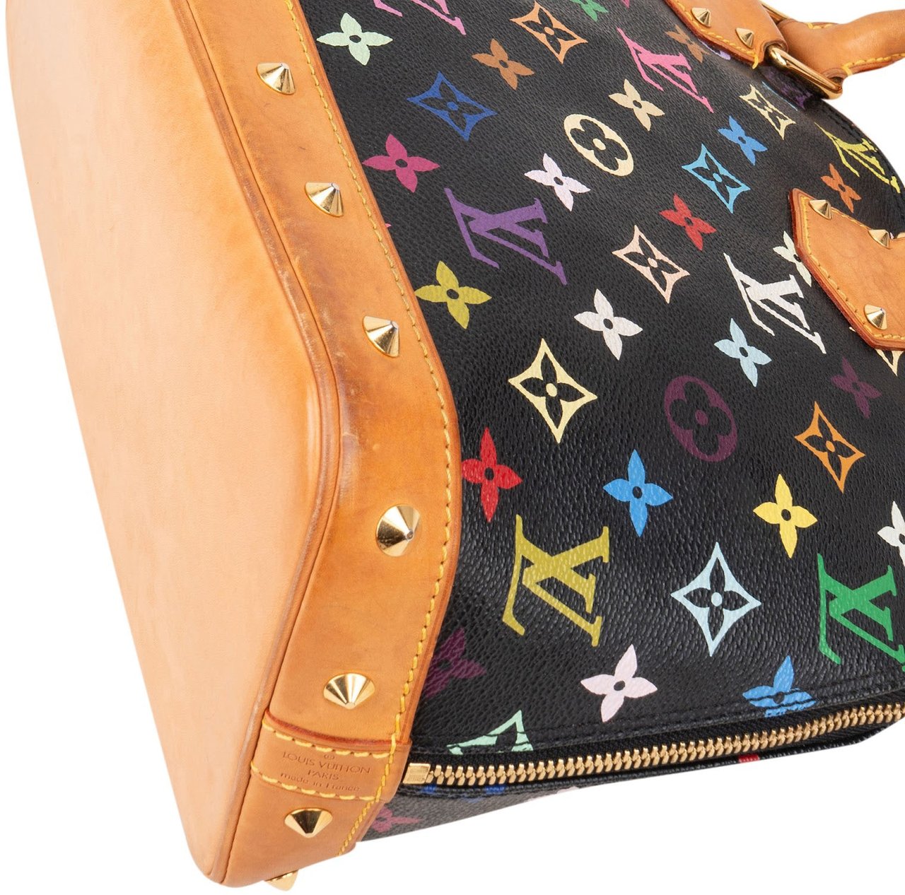 Louis Vuitton Louis Vuitton Monogram Canvas Murakami Multicolor Alma PM Handbag Zwart