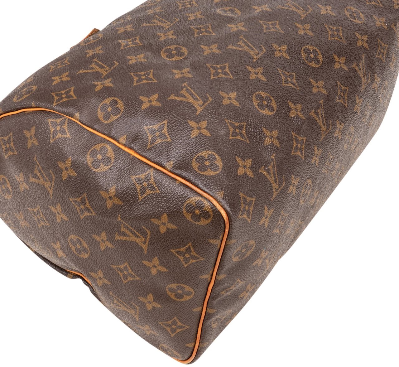 Louis Vuitton Louis Vuitton Monogram Canvas Speedy 35 Handbag Bruin