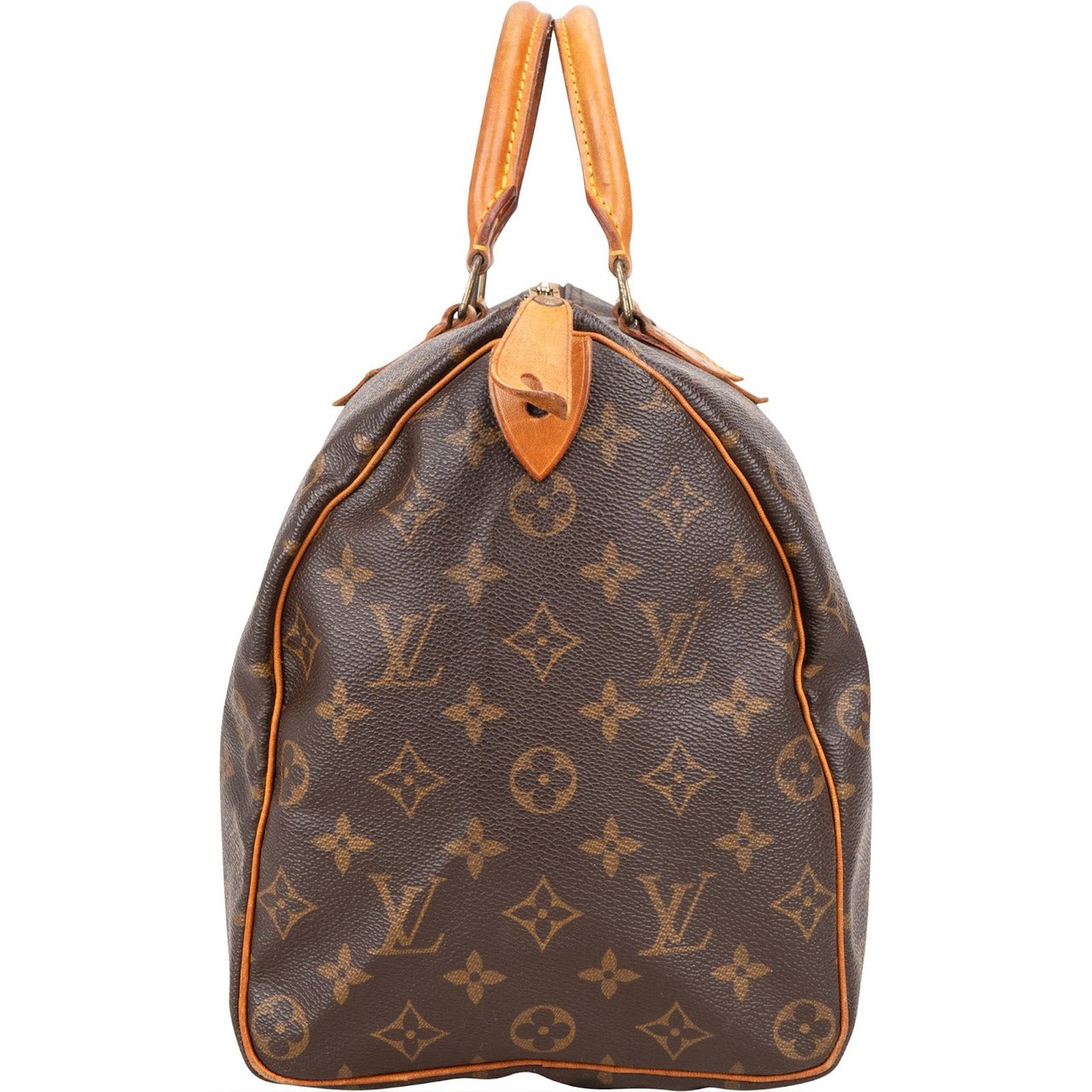 Louis Vuitton Louis Vuitton Monogram Canvas Speedy 35 Handbag Bruin