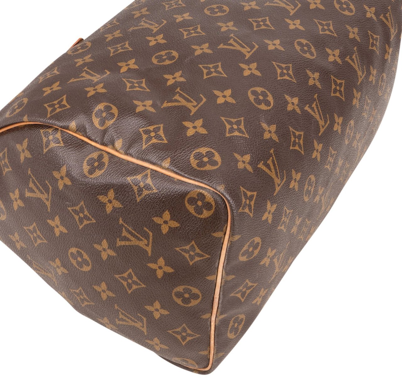 Louis Vuitton Louis Vuitton Monogram Canvas Speedy 35 Handbag Bruin