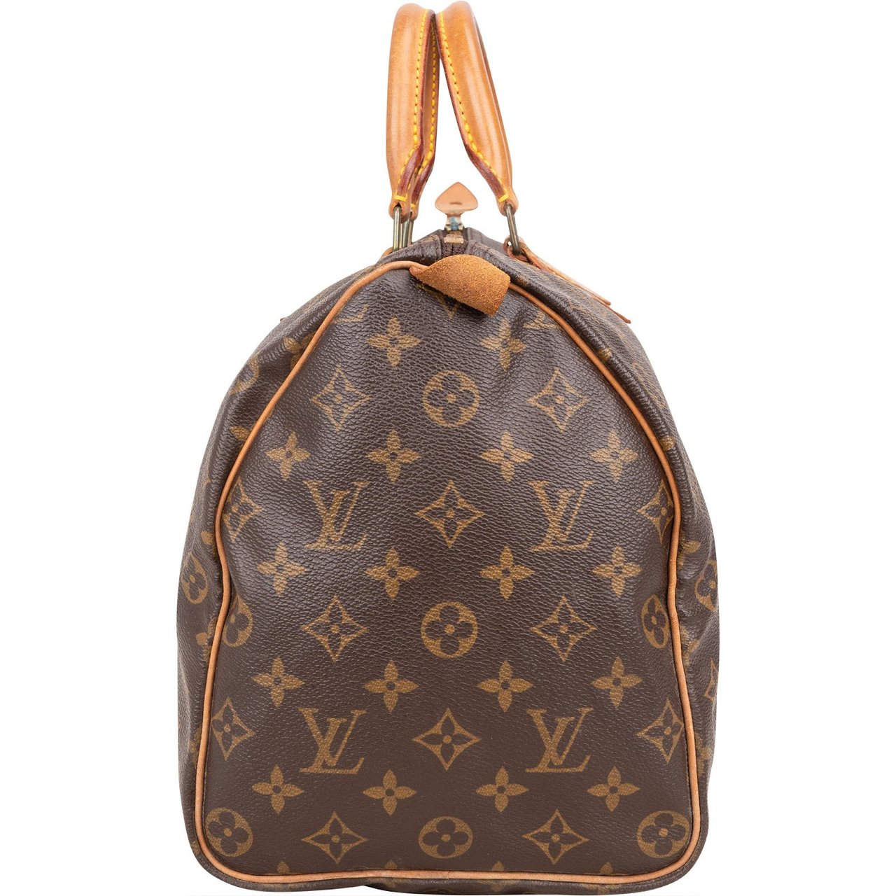 Louis Vuitton Louis Vuitton Monogram Canvas Speedy 35 Handbag Bruin