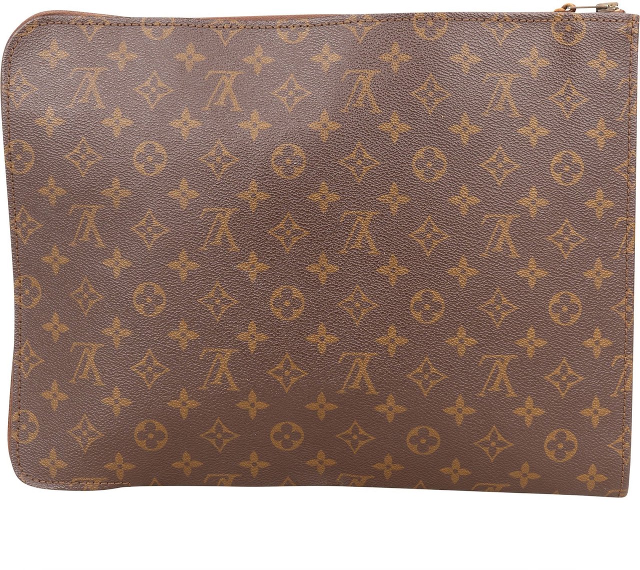 Louis Vuitton Louis Vuitton Monogram Canvas Poche Documents Laptop Clutch Bruin