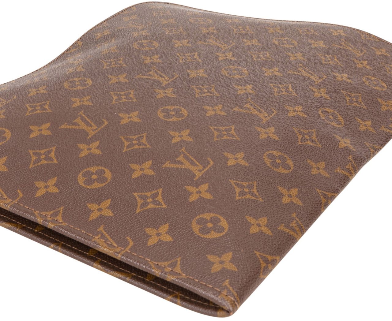 Louis Vuitton Louis Vuitton Monogram Canvas Poche Documents Laptop Clutch Bruin
