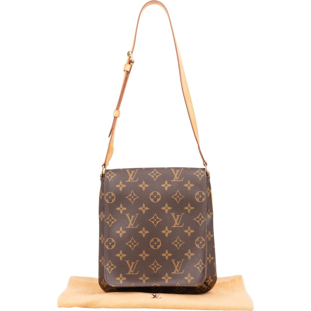 Louis Vuitton Louis Vuitton Monogram Canvas Musette Salsa PM Shoulder Bag Bruin