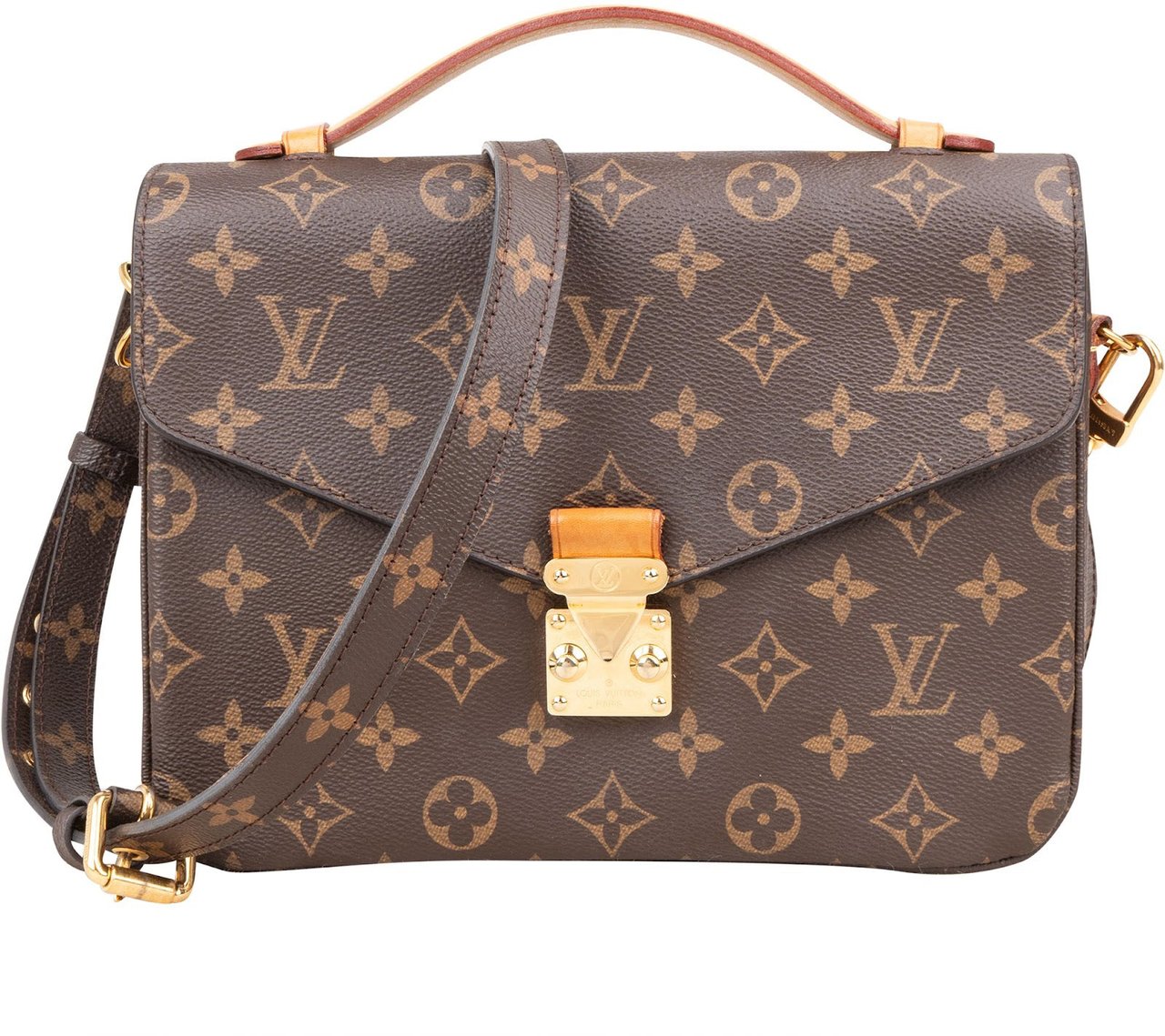 Louis Vuitton Louis Vuitton Monogram Canvas Pochette Métis Crossbody Bag Bruin