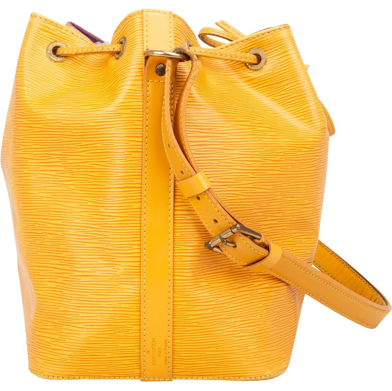 Louis Vuitton Louis Vuitton Yellow Epi Leather Sac Noé Petit Shoulder Bag Geel