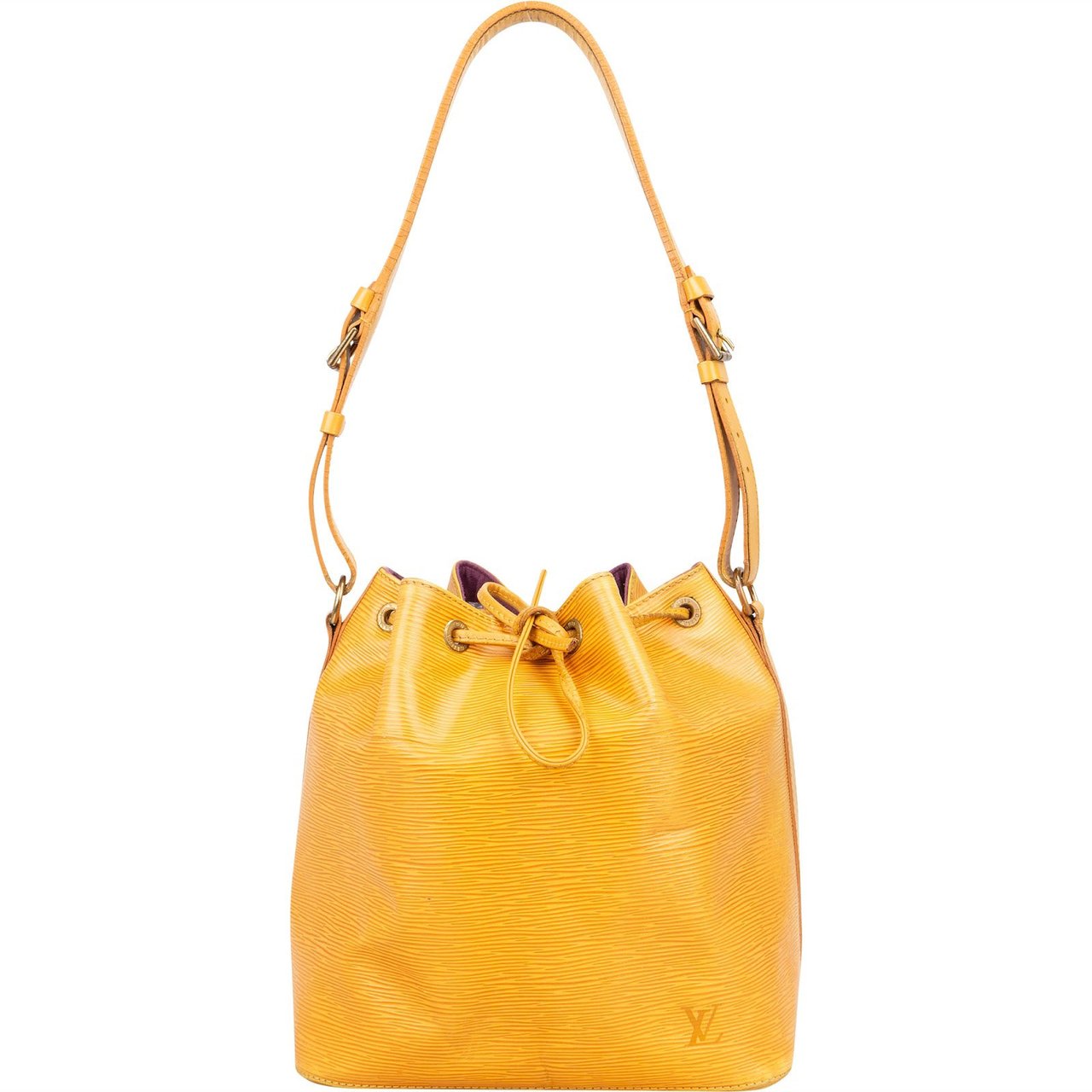 Louis Vuitton Louis Vuitton Yellow Epi Leather Sac Noé Petit Shoulder Bag Geel