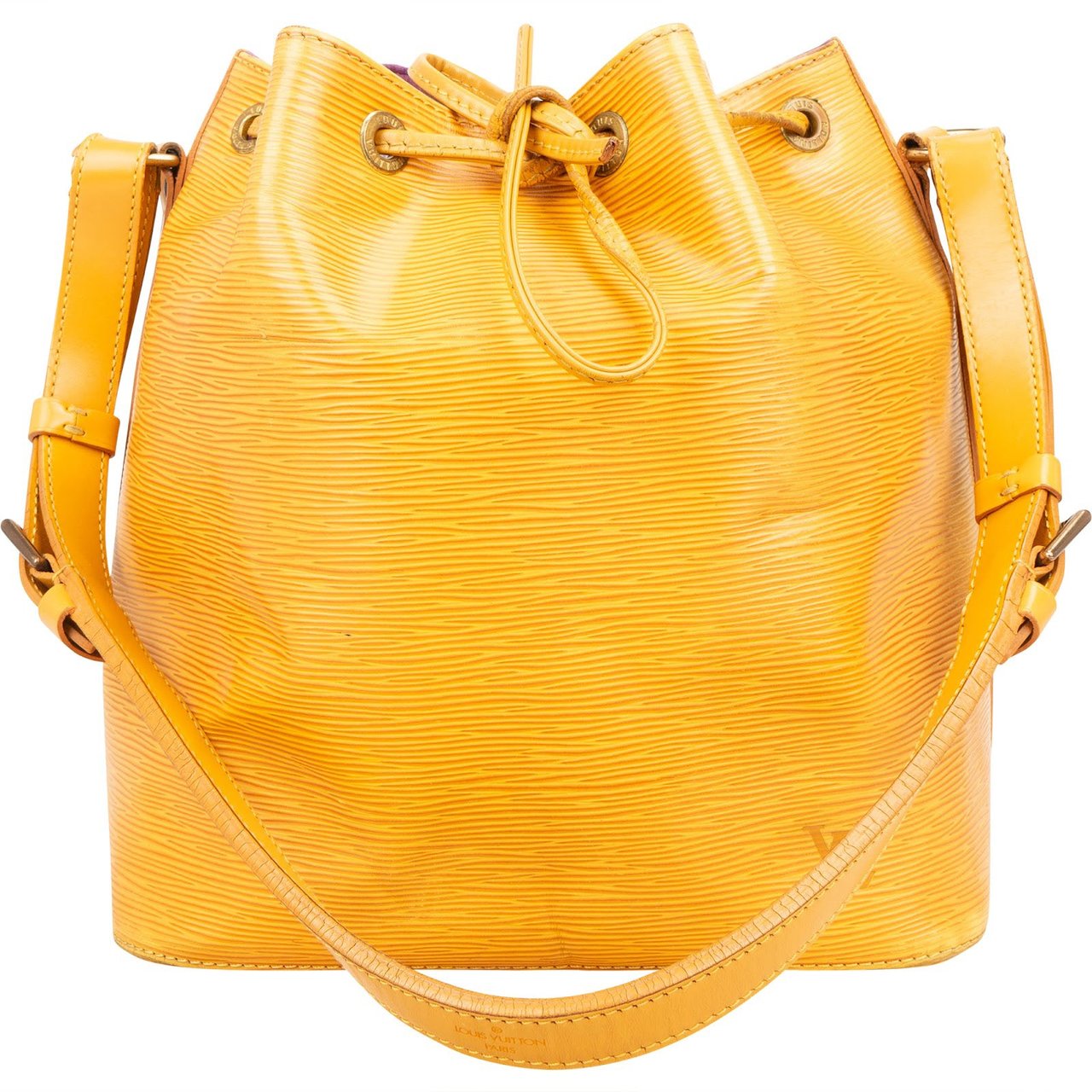 Louis Vuitton Louis Vuitton Yellow Epi Leather Sac Noé Petit Shoulder Bag Geel