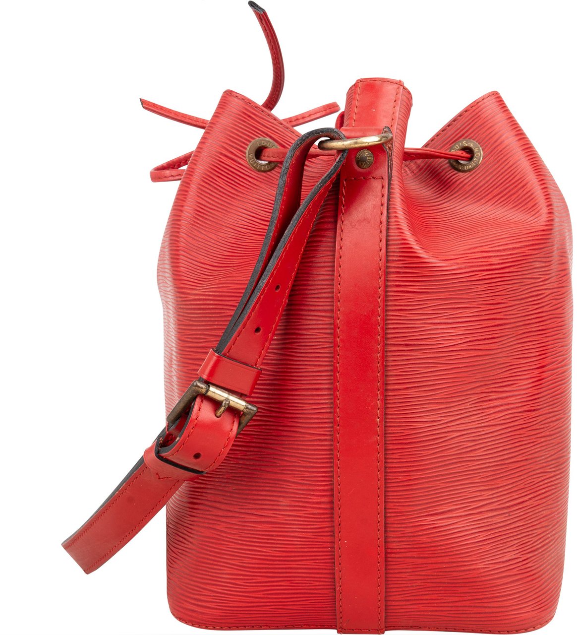 Louis Vuitton Red Epi Leather Sac Noé Petit Shoulder Bag Rood