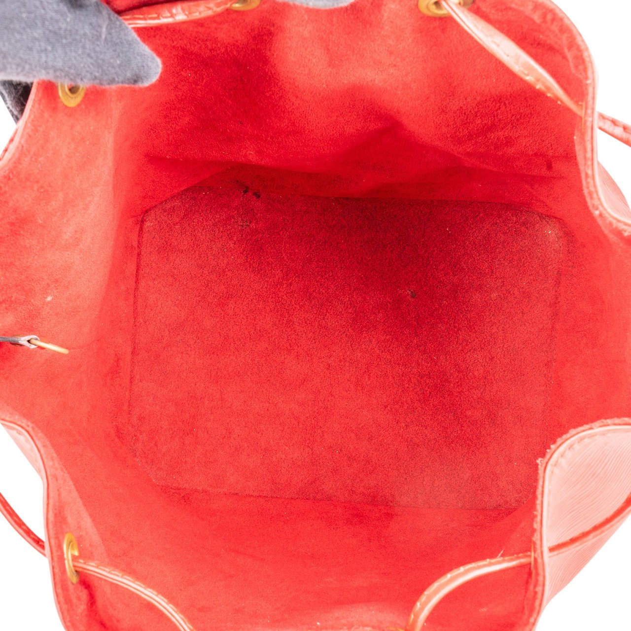 Louis Vuitton Red Epi Leather Sac Noé Petit Shoulder Bag Rood