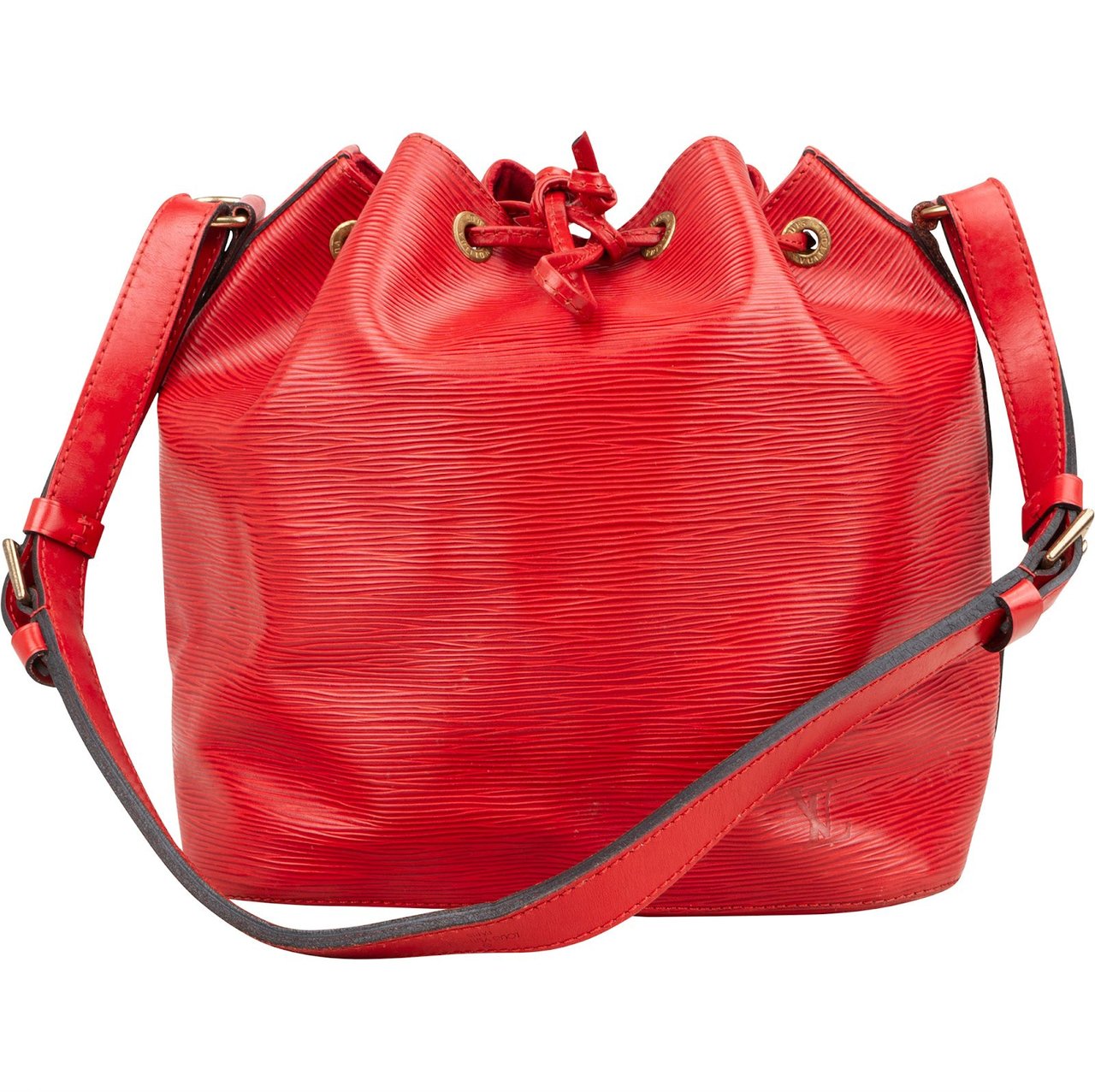 Louis Vuitton Red Epi Leather Sac Noé Petit Shoulder Bag Rood
