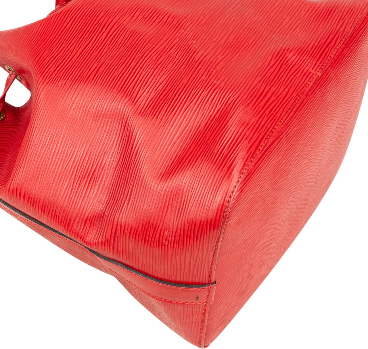 Louis Vuitton Red Epi Leather Sac Noé Petit Shoulder Bag Rood