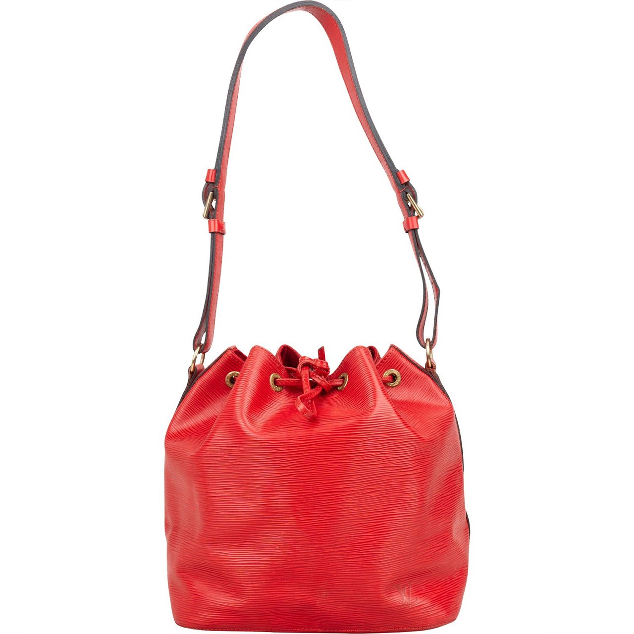 Louis Vuitton Red Epi Leather Sac Noé Petit Shoulder Bag Rood
