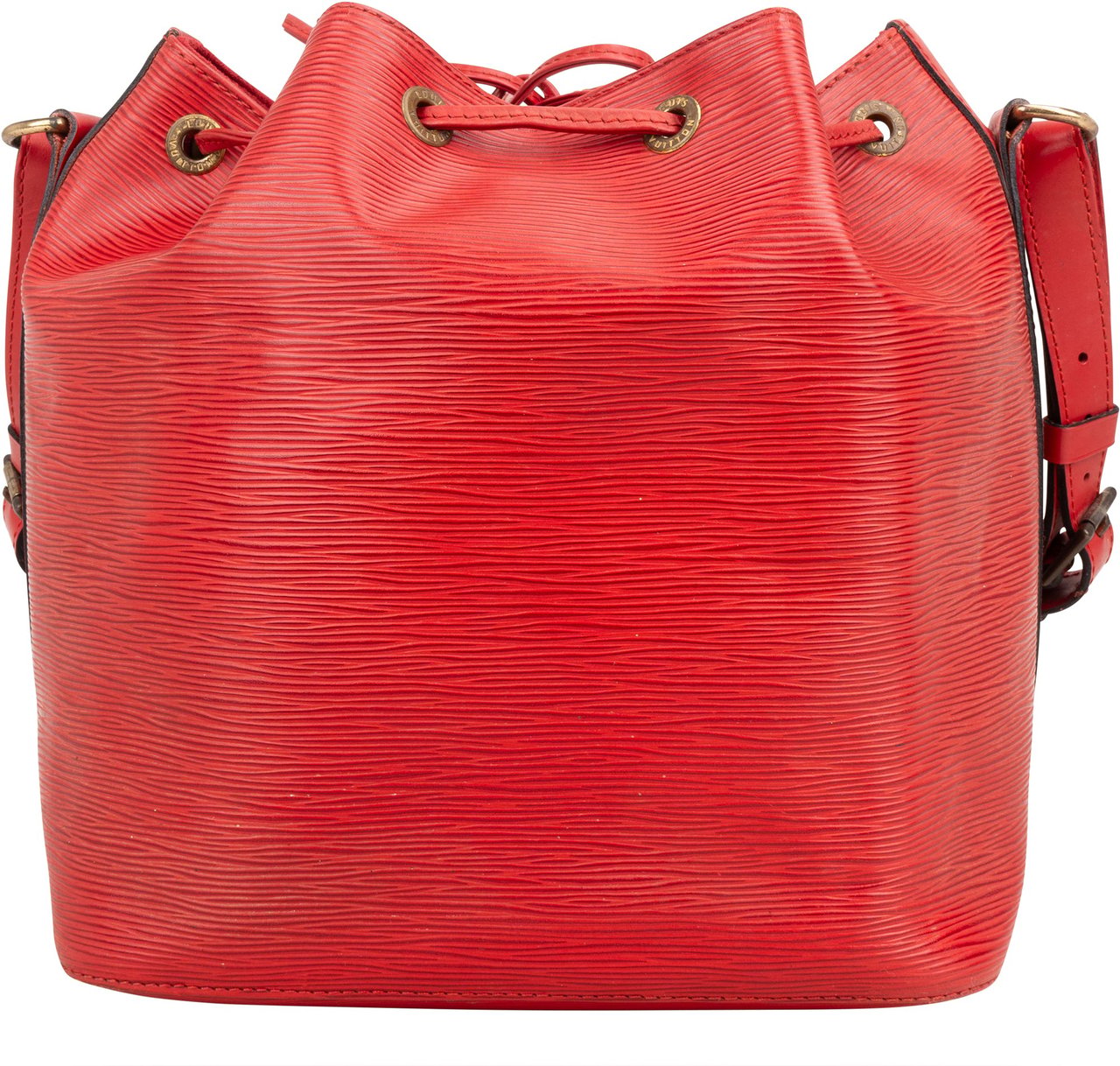 Louis Vuitton Red Epi Leather Sac Noé Petit Shoulder Bag Rood