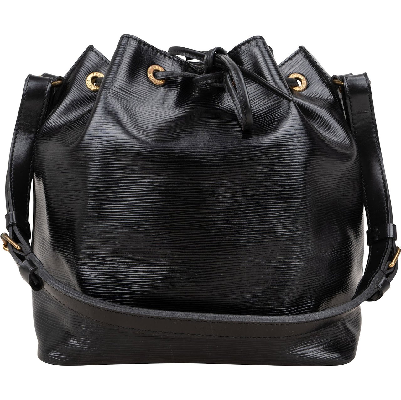 Louis Vuitton Louis Vuitton Noir Epi Leather Sac Noé Petit Shoulder Bag Zwart