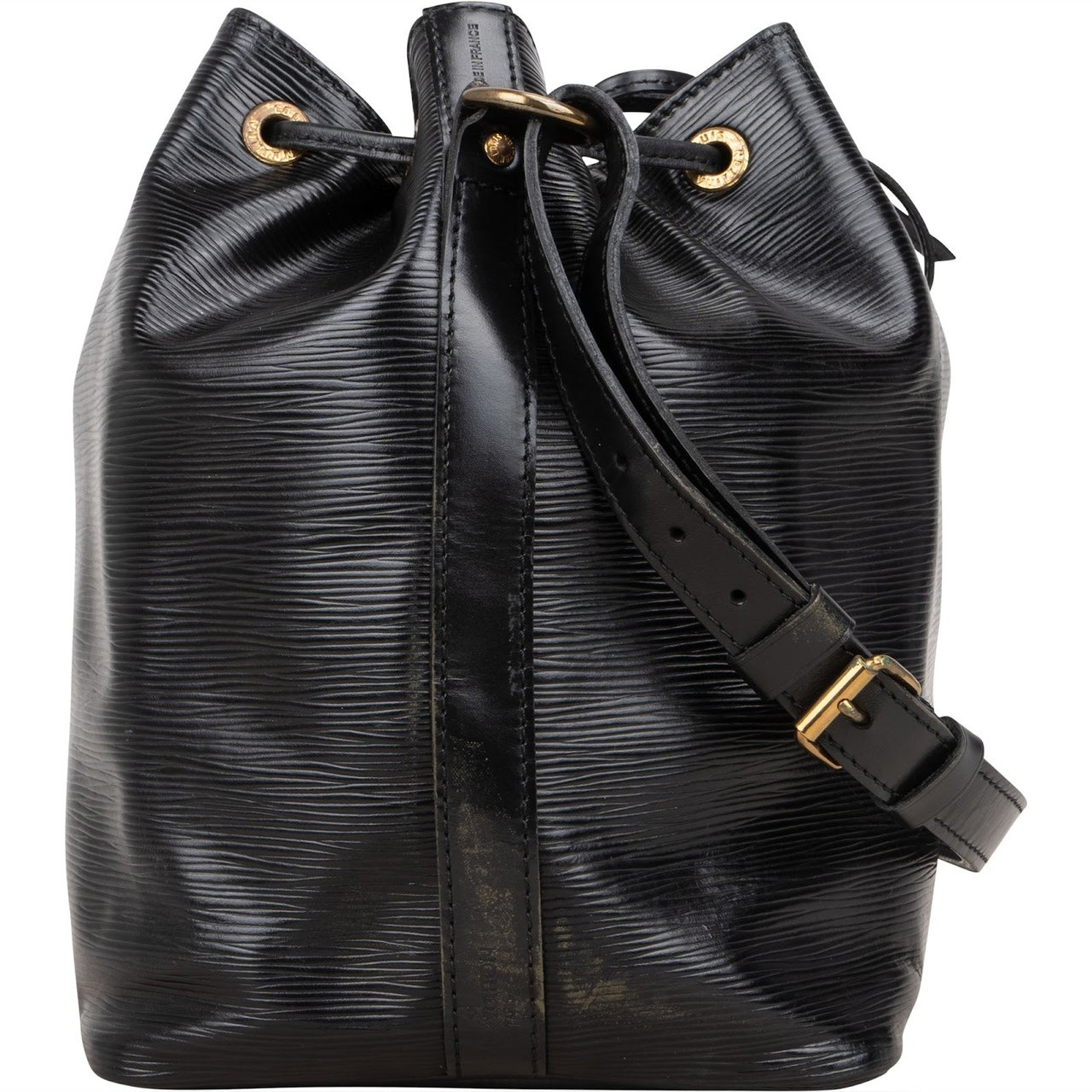 Louis Vuitton Louis Vuitton Noir Epi Leather Sac Noé Petit Shoulder Bag Zwart