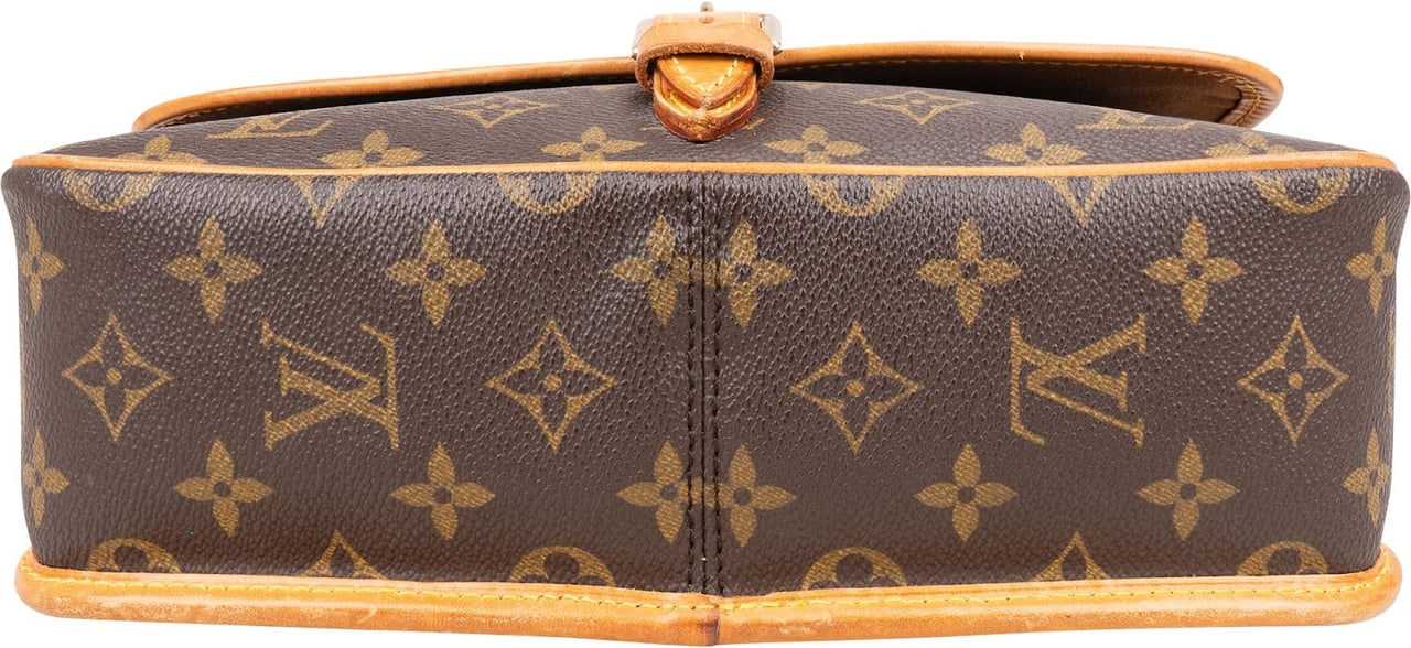 Louis Vuitton Monogram Canvas Sologne Crossbody Bag Bruin