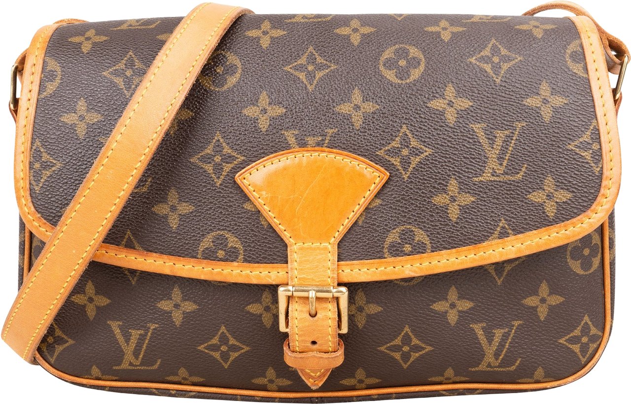 Louis Vuitton Monogram Canvas Sologne Crossbody Bag Bruin